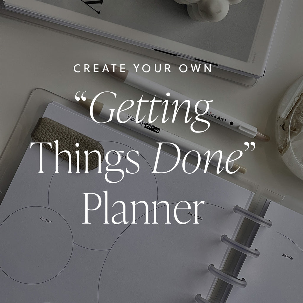 Create Your Own "Getting Things Done" Planner