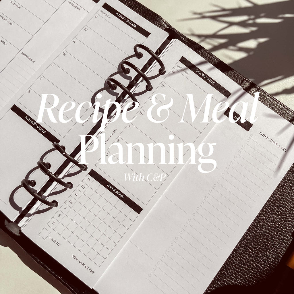 Recipe & Meal Planning With C&P