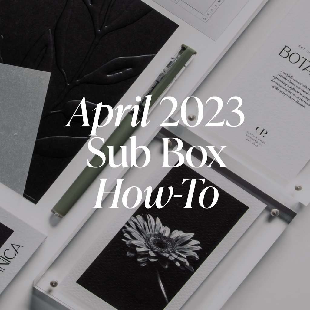 April 2023 Sub Box How-To