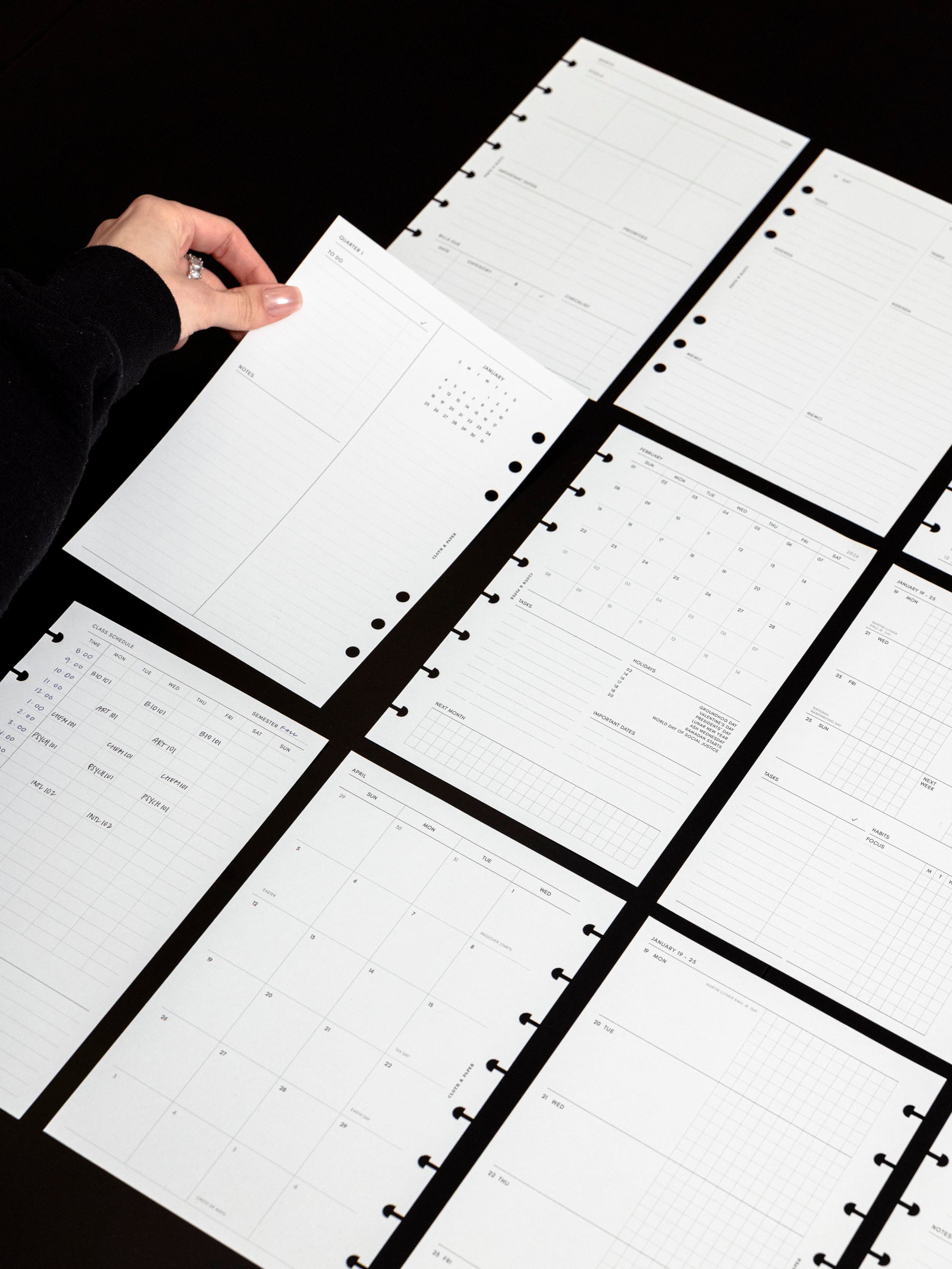 Cloth & Paper | Planner Inserts