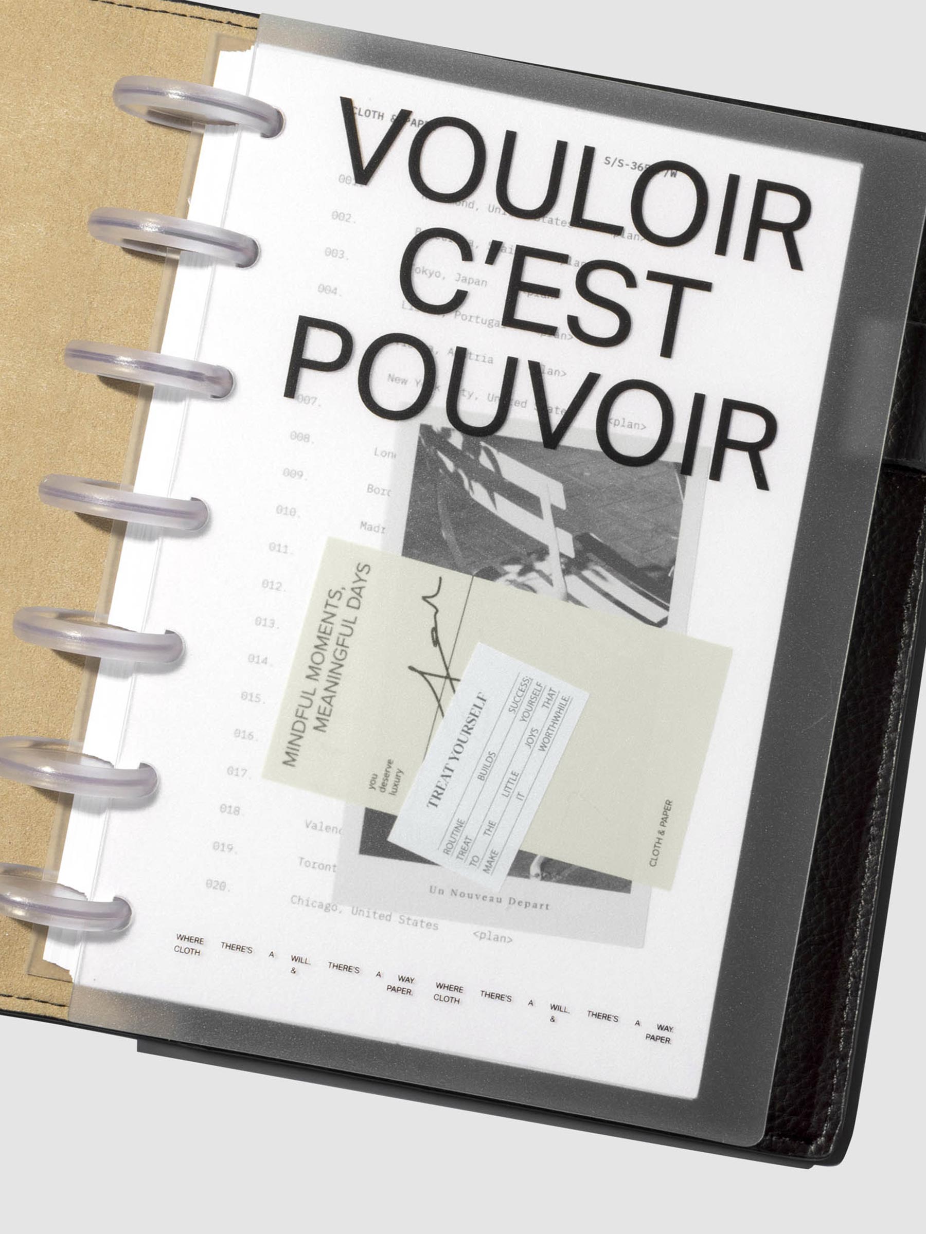 Plastic Discbound Covers | Cloth & Paper Planning & Organization