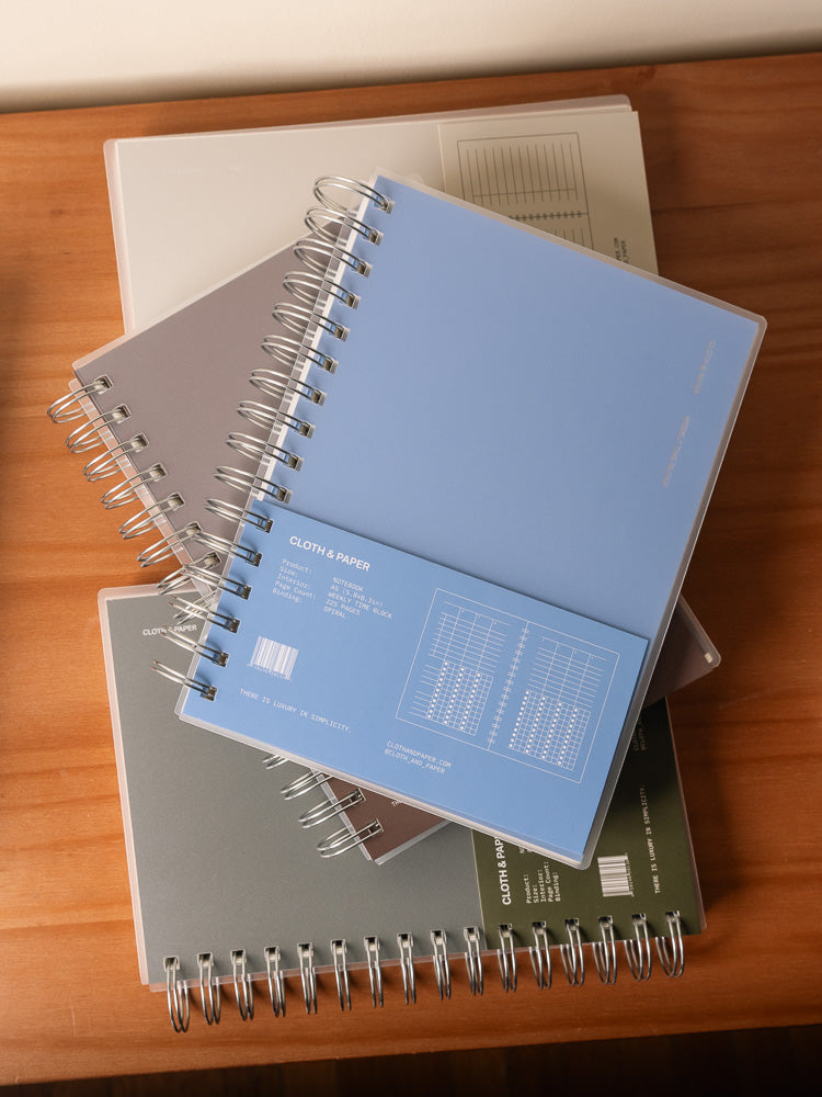 Spiral Notebooks by Cloth & Paper.
