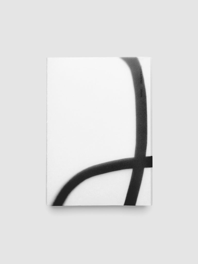 Perfect Bound Notebook Cover Set in Blurred Line and Punched Holes, CP Petite, cover shown on a perfect bound notebook