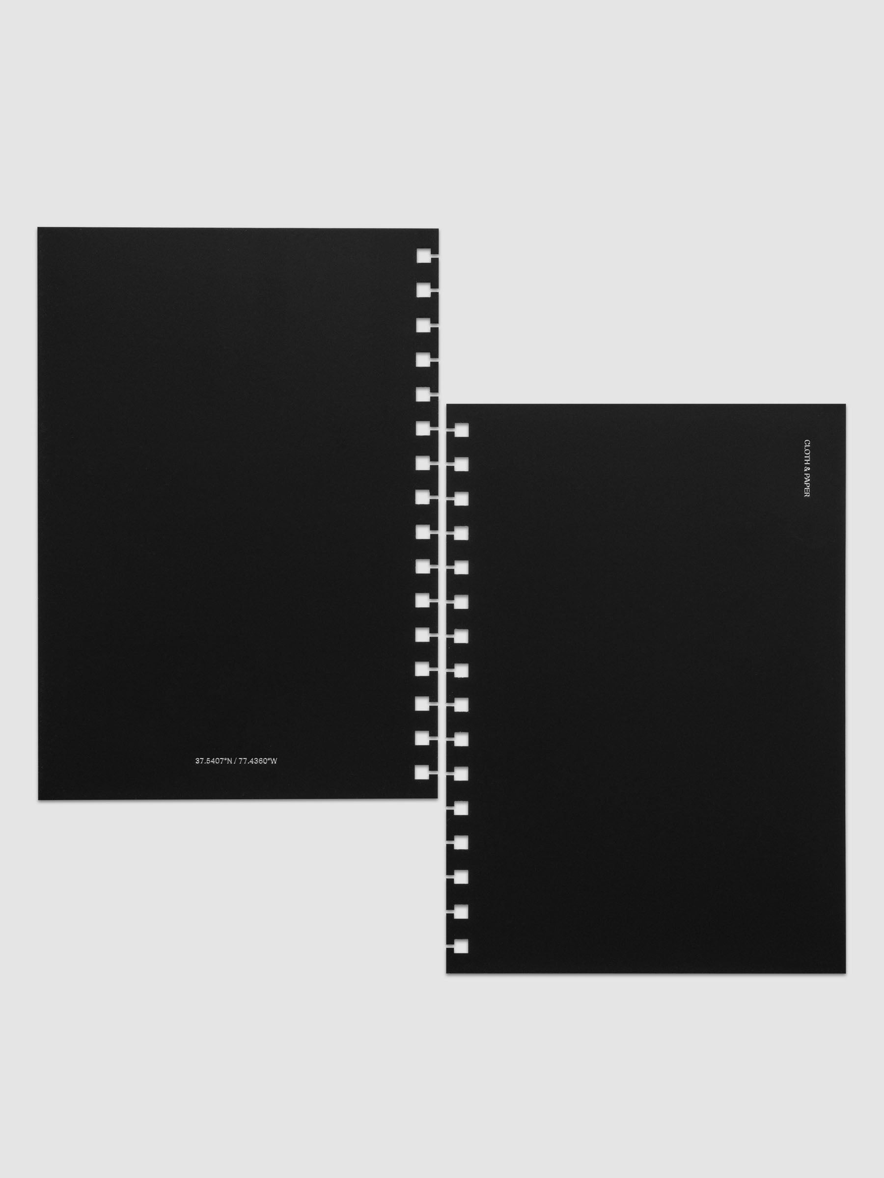Front and back Spiral Notebook dashboards in the color Avant Garde shown in size A5 against a neutral background.
