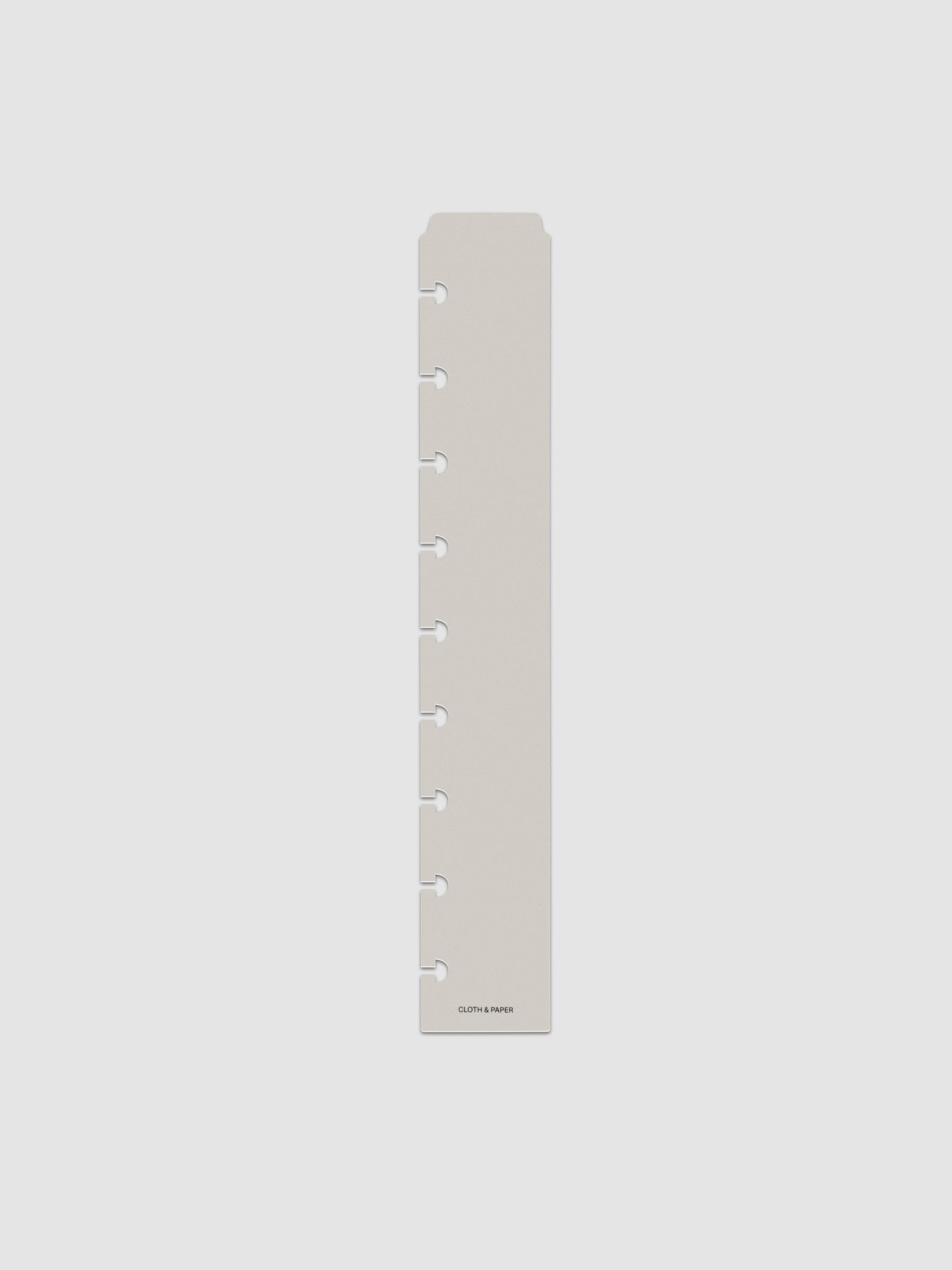 One narrow page marker in grey, shown in size HP Classic.