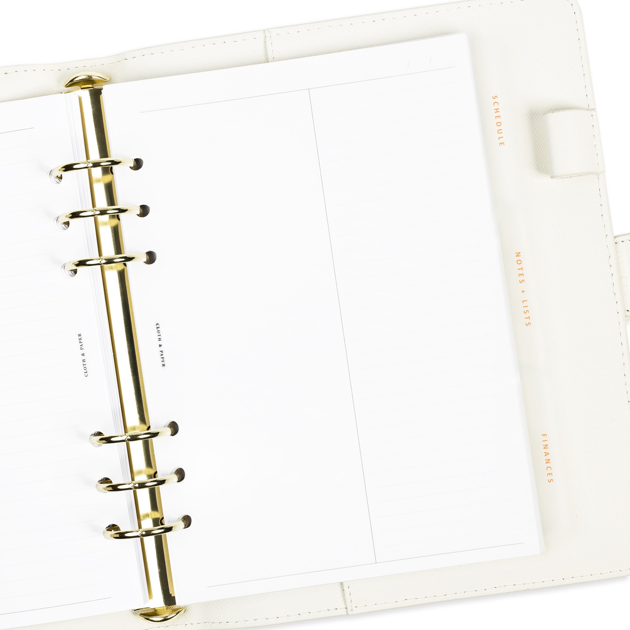 Last Call | The Essentials Side Tab Planner Dividers | Glass Plastic | Fossil