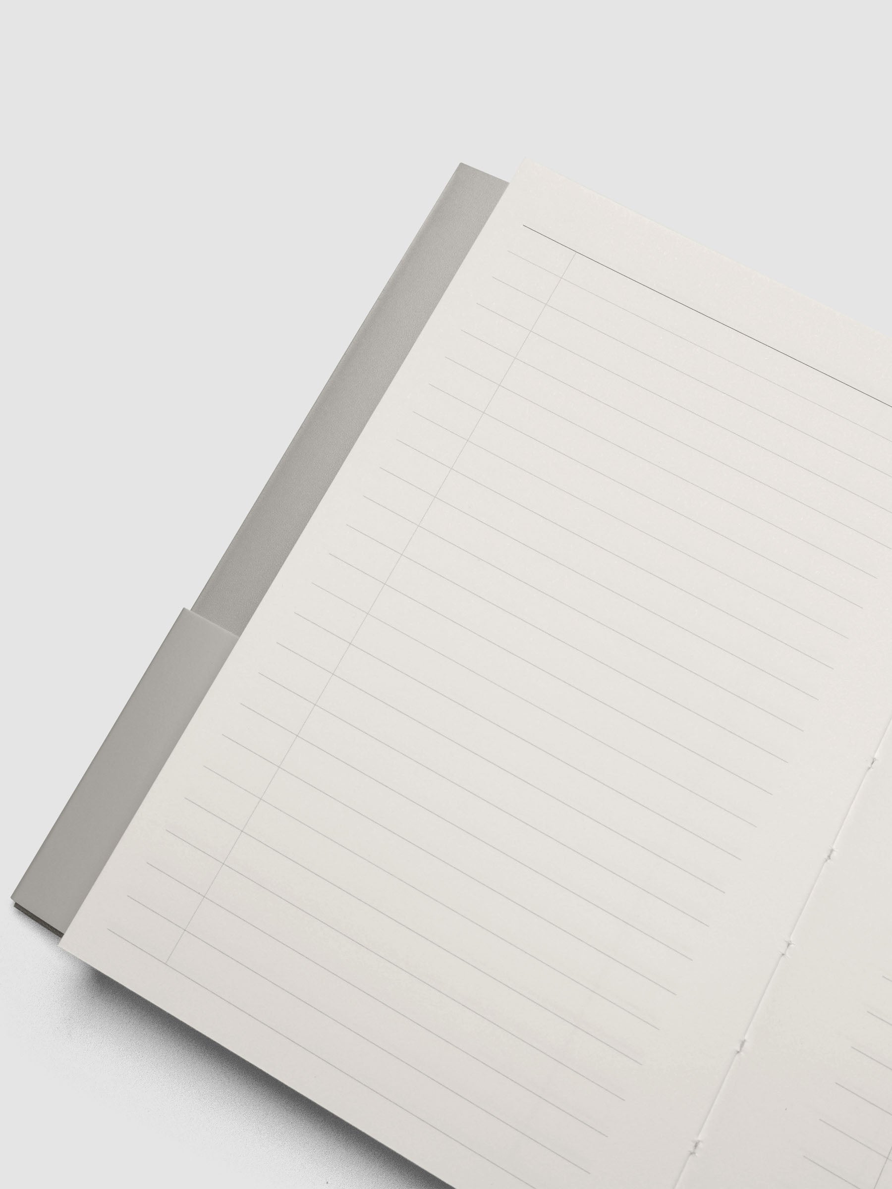 Perfect Bound Notebook | CP Petite | Task | Ristretto shown open with task layouts.