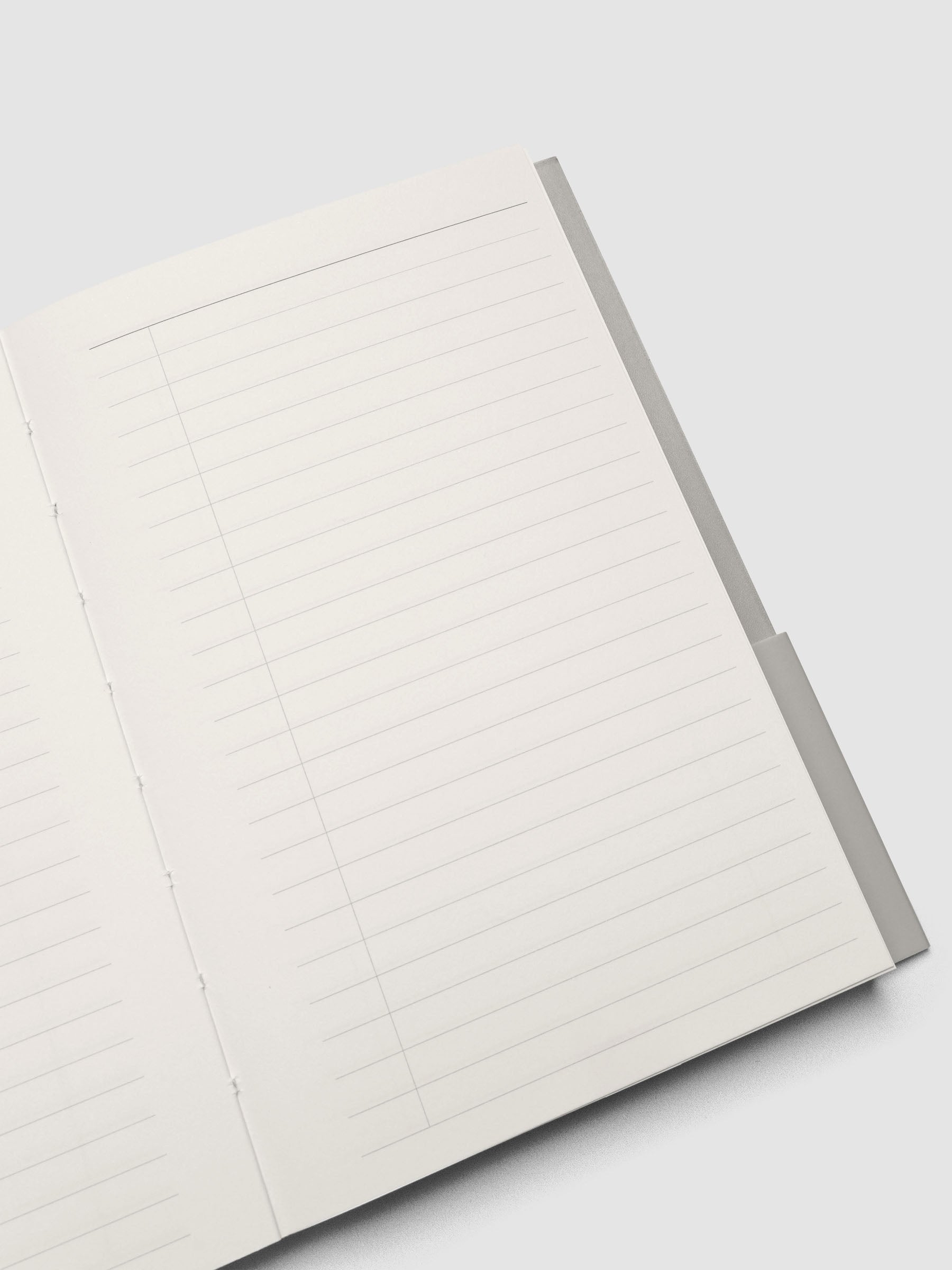 Perfect Bound Notebook | CP Petite | Task | Ristretto shown open with task layouts.