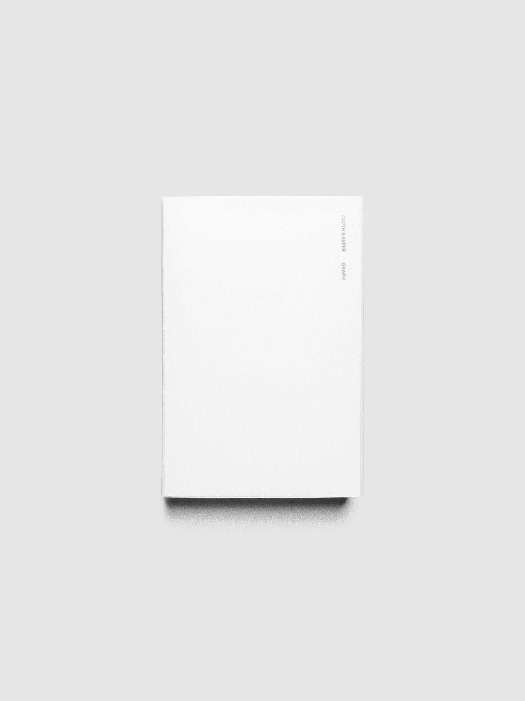 Perfect Bound Notebook Cover Set in size CP Petite and color Le Blanc (transparent).