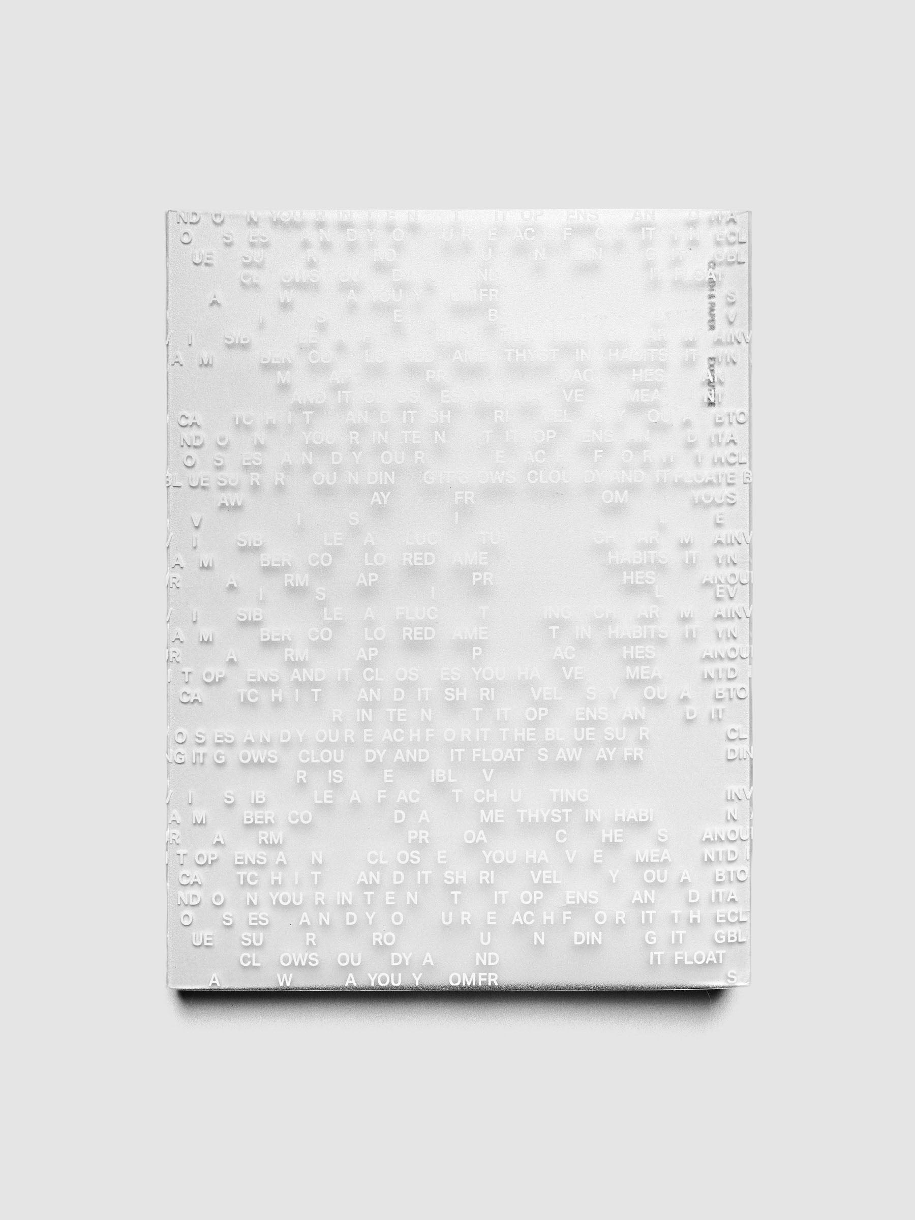 Perfect Bound Notebook Cover Set in size HP Classic and pattern Letters.