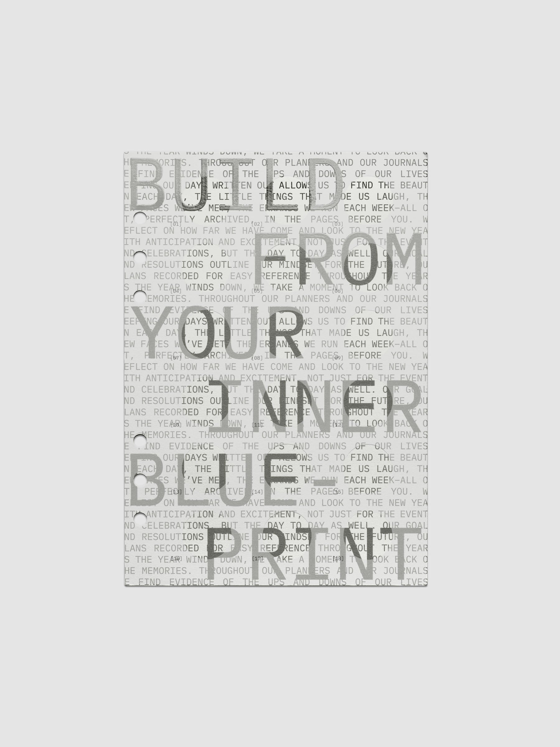 Inner Blueprint Dashboard Duo shown layered in size A5.