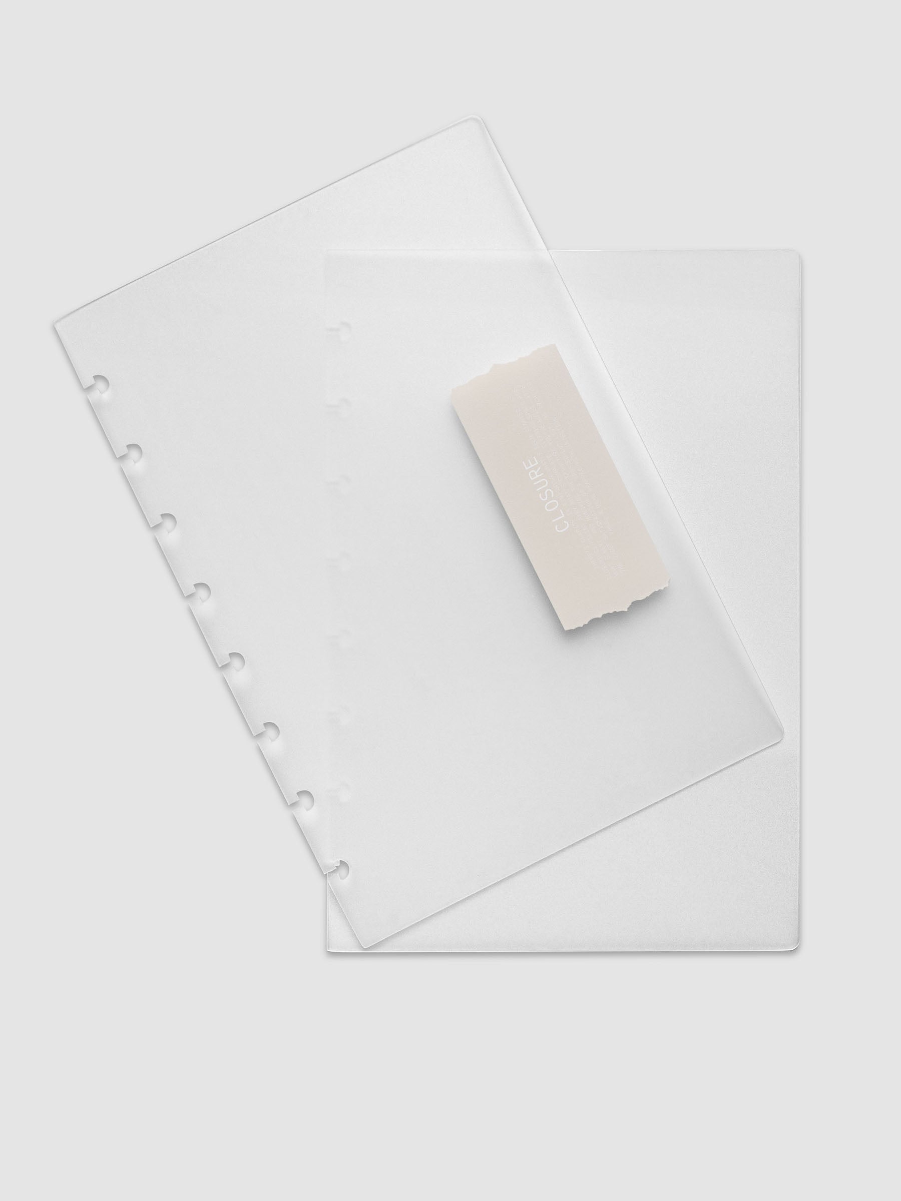 Closure Planner Dashboard + Cover Set in size Half Letter showing front and back cover only.