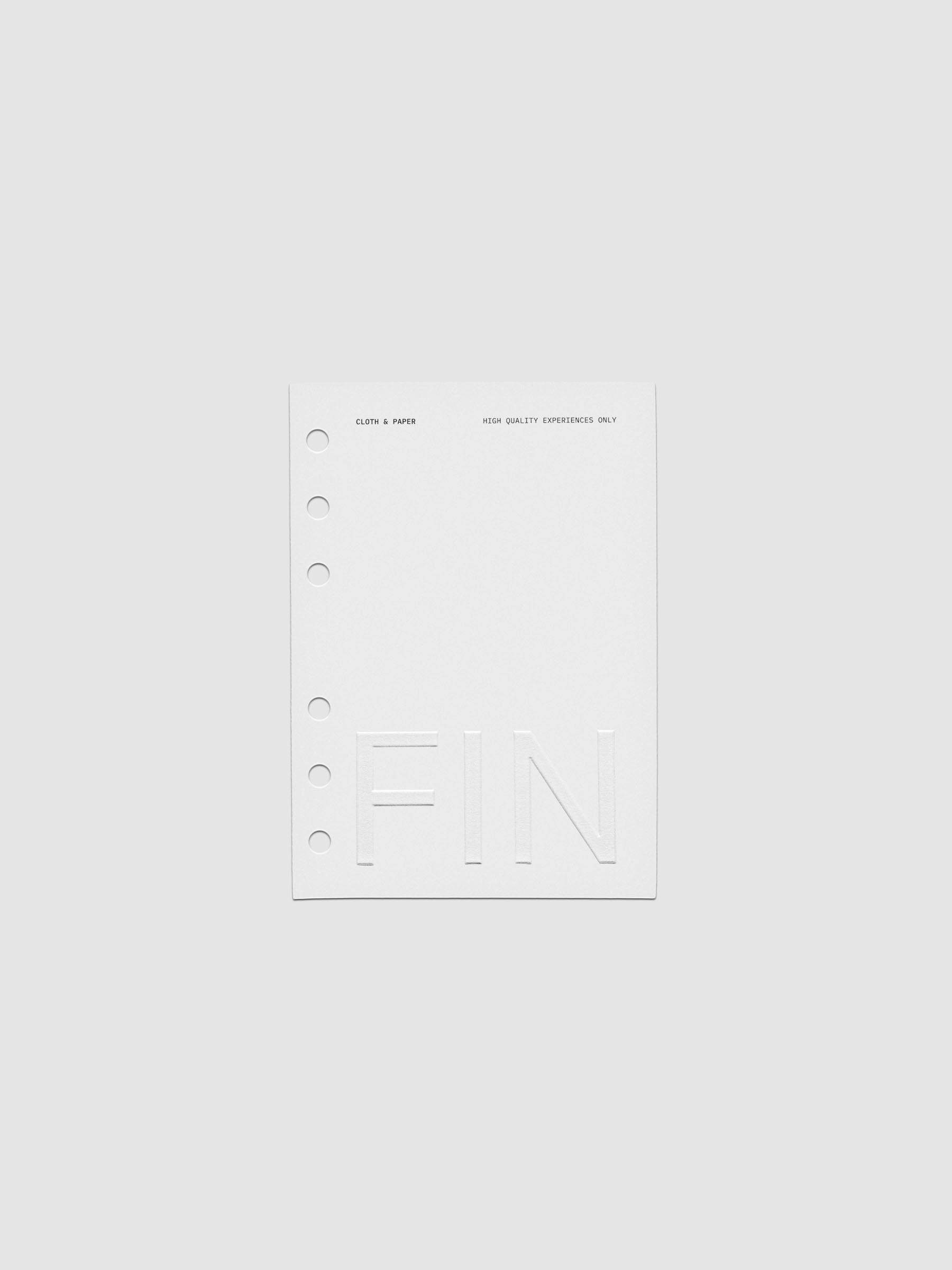 Closure Planner Dashboard + Cover Set in size A6 showing dashboard only.