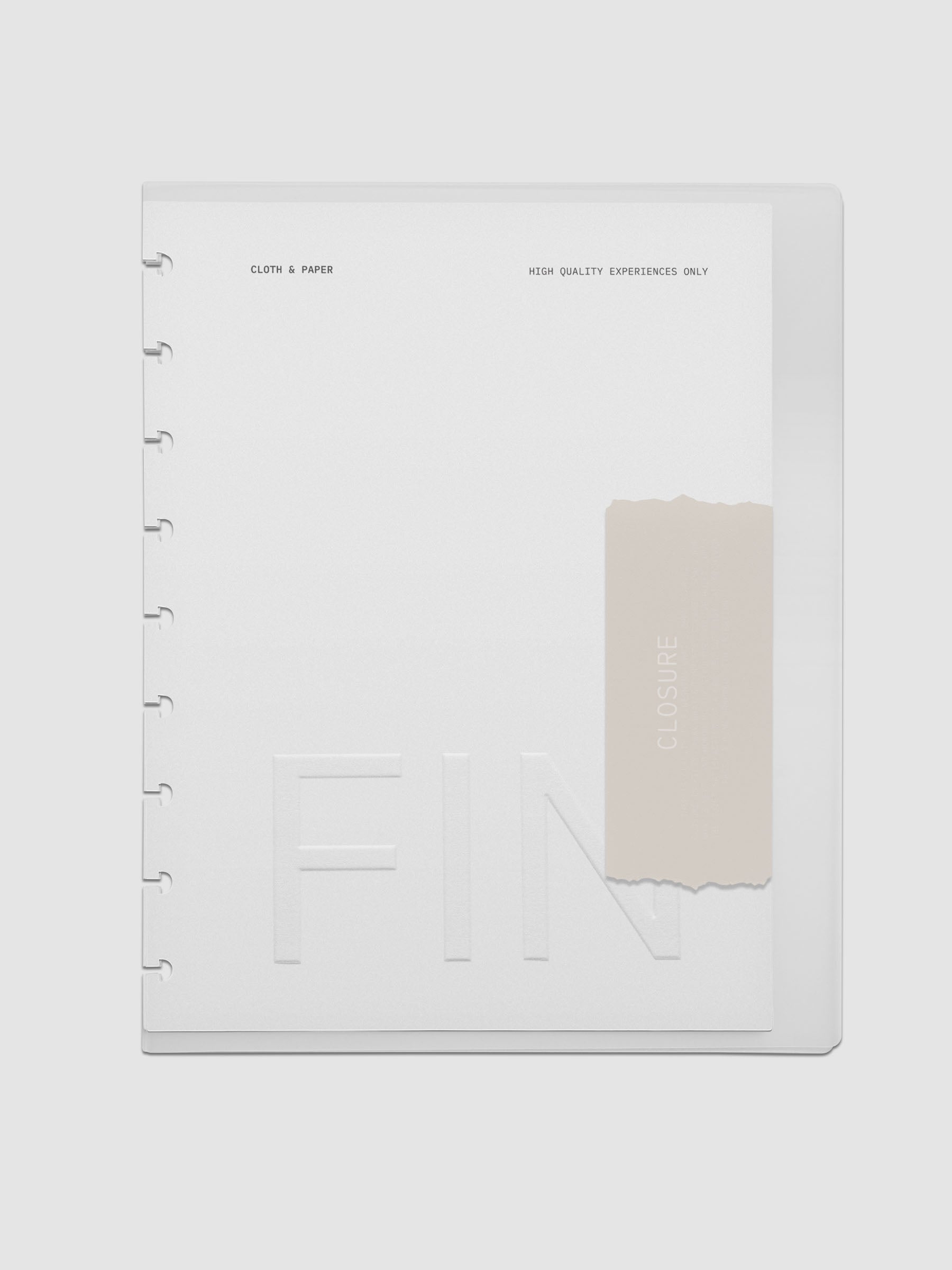 Closure Planner Dashboard + Cover Set in size HP Classic.
