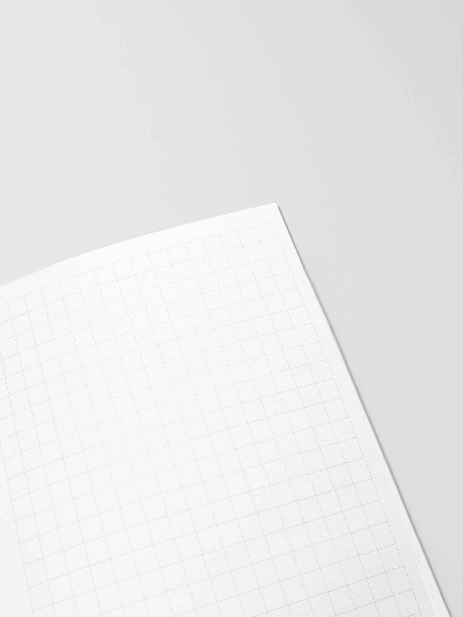 Interior of Travel Notebook in size A5 Slim displaying the right page in graph note layout.