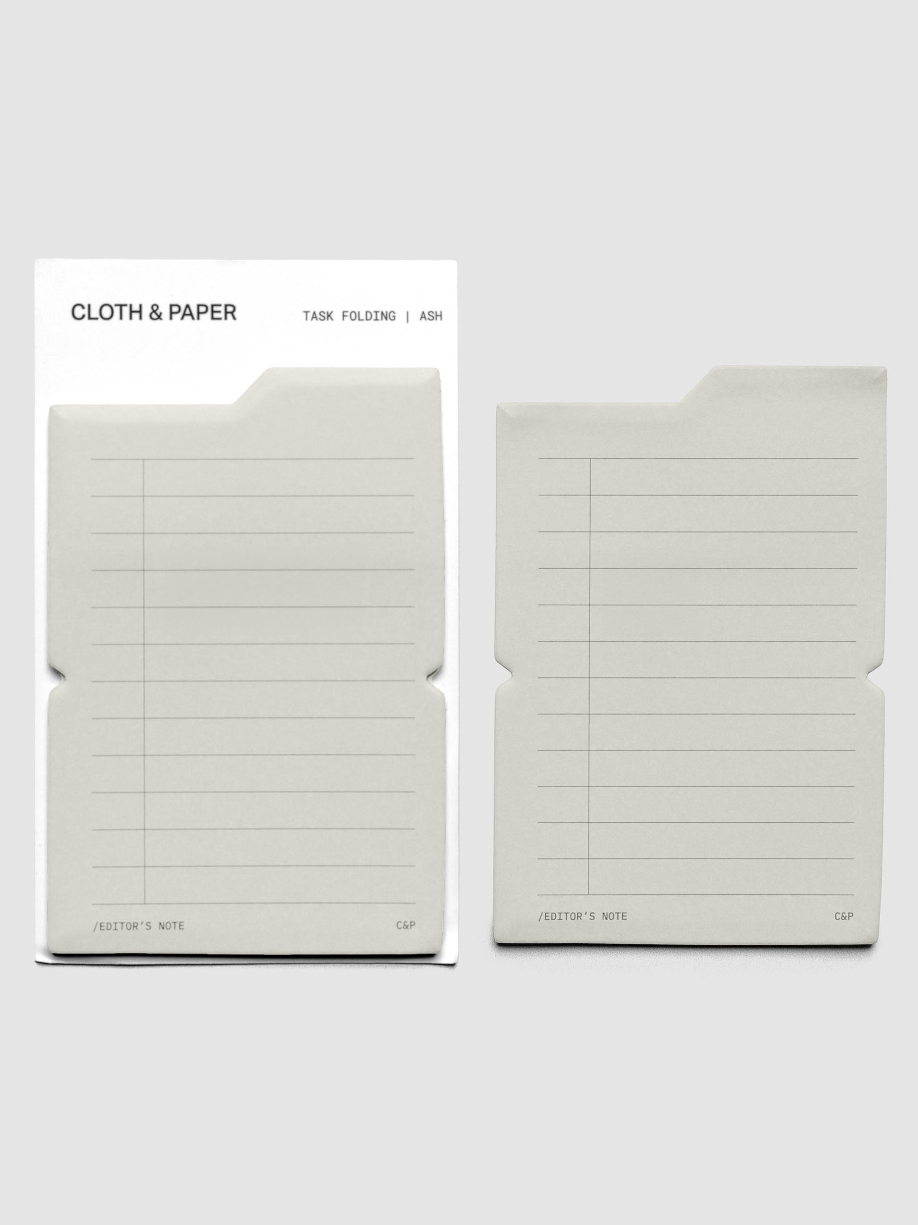 One set of Task Folding Sticky Notes shown on backing card beside a single Sticky Note placed to the right.