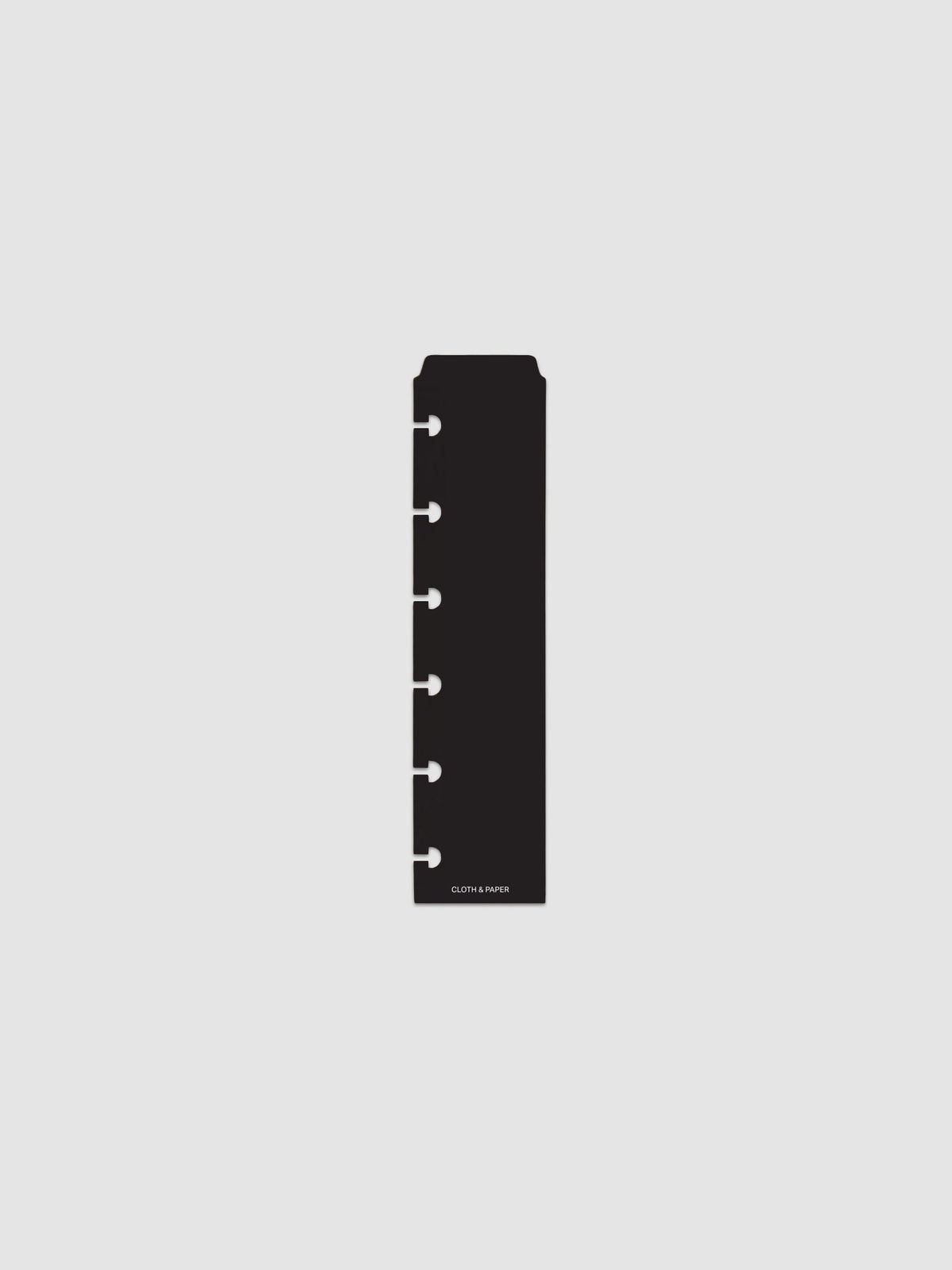 Narrow Page Marker Set in Punched Holes, Blurred Line and Avant Garde, CP Petite 6-Disc Punch