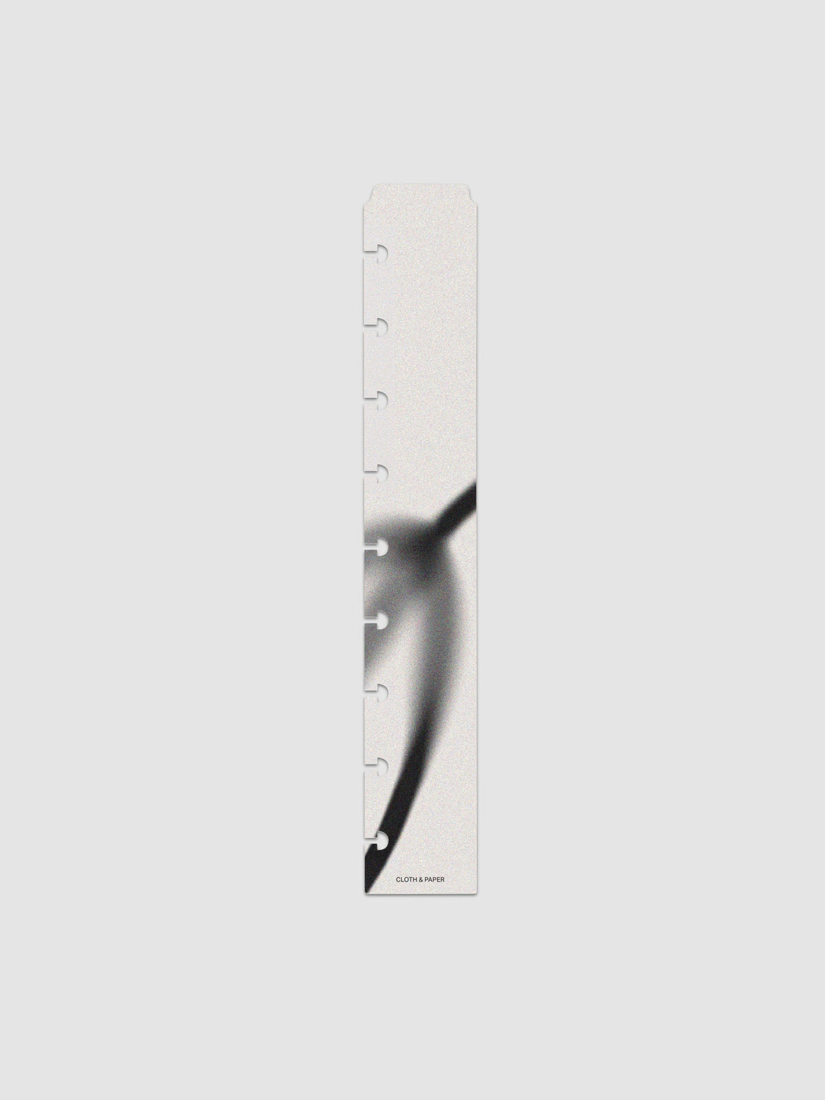 Narrow Page Marker Set in Punched Holes, Blurred Line and Avant Garde, HP Classic 9-Disc Punch