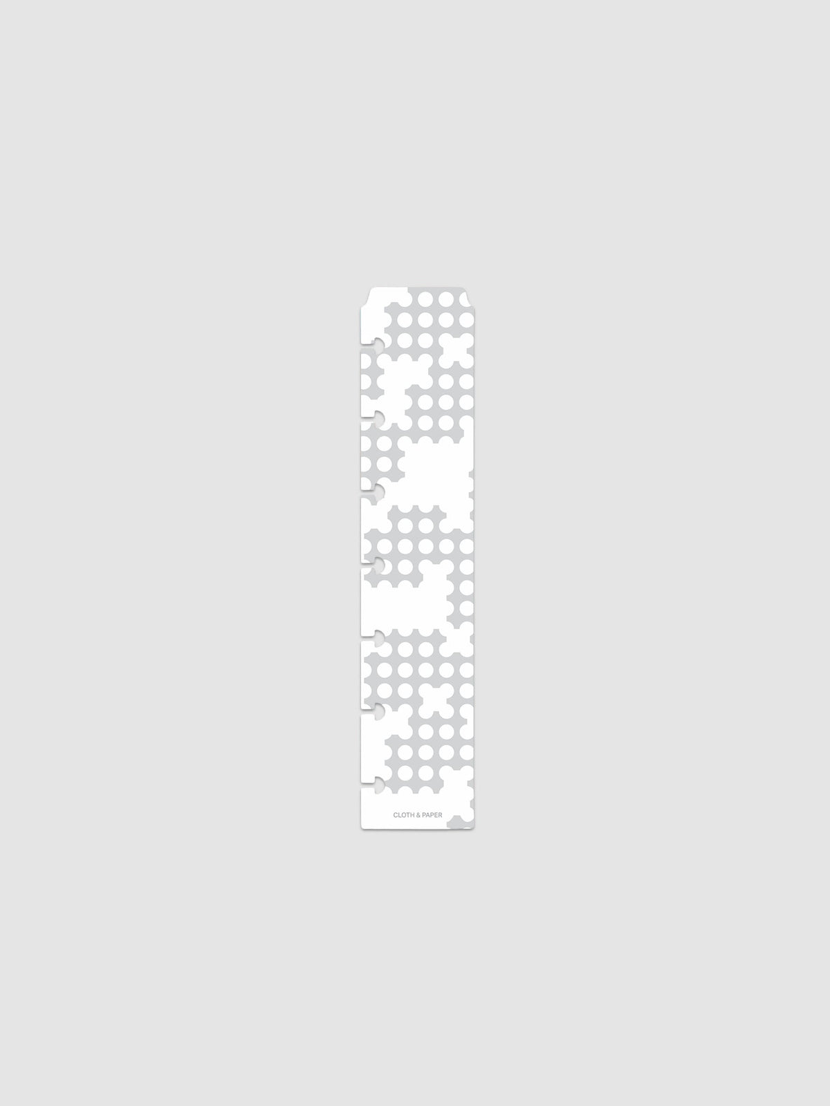 Narrow Page Marker Set in Punched Holes, Blurred Line and Avant Garde, HP Mini, single Blurred Line marker