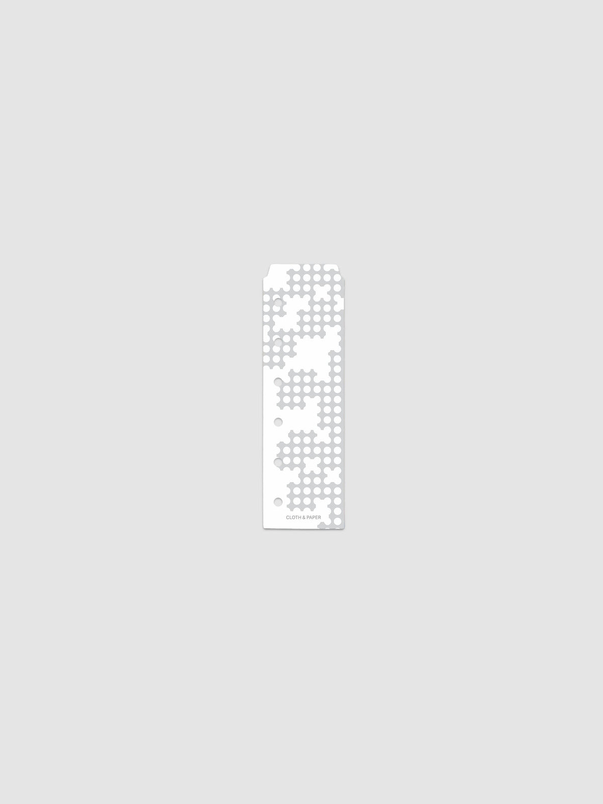 Narrow Page Marker Set in Punched Holes, Blurred Line and Avant Garde, Pocket, single Blurred Line marker
