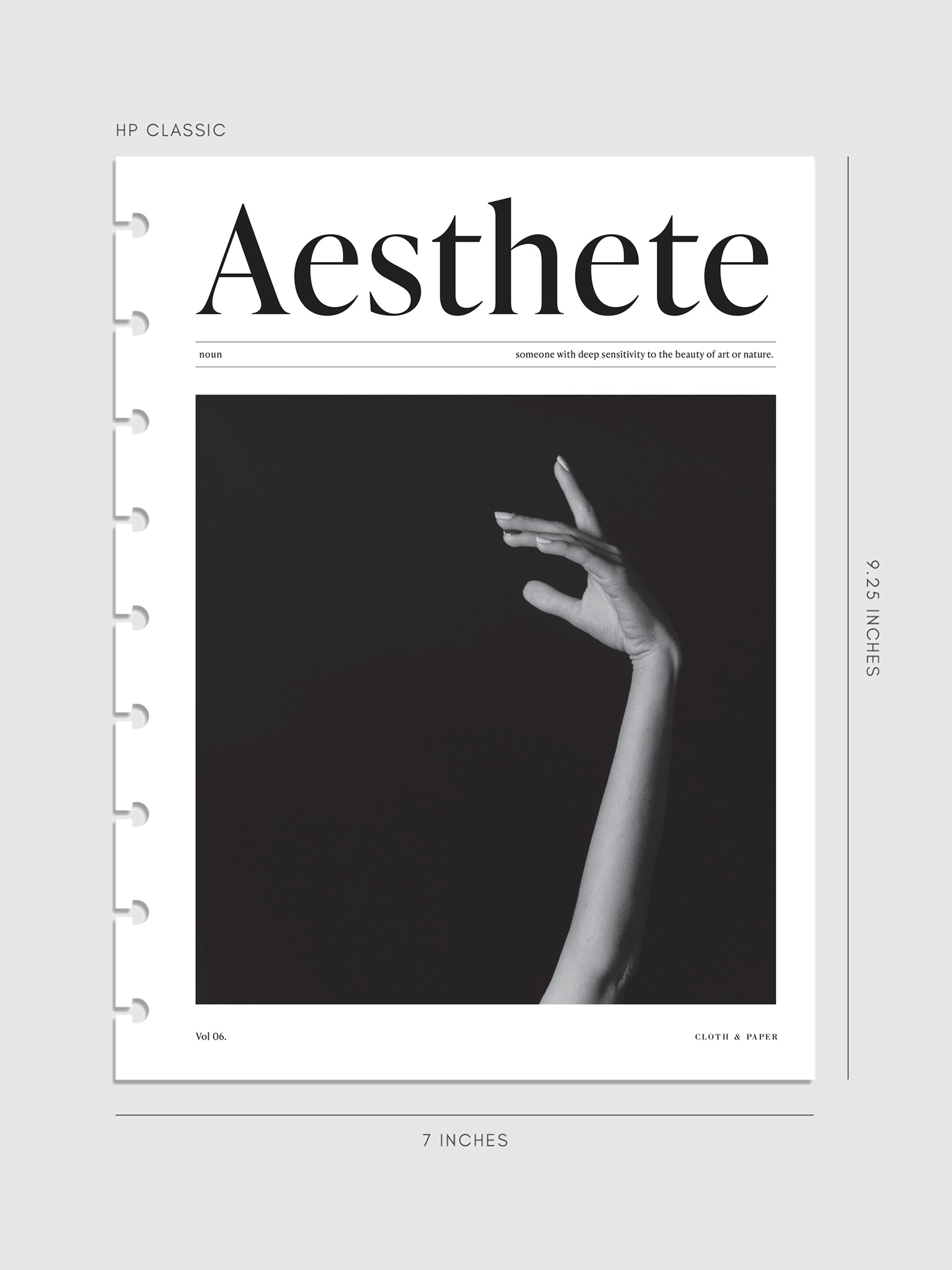 HP Classic Aesthete Planner Dashboard