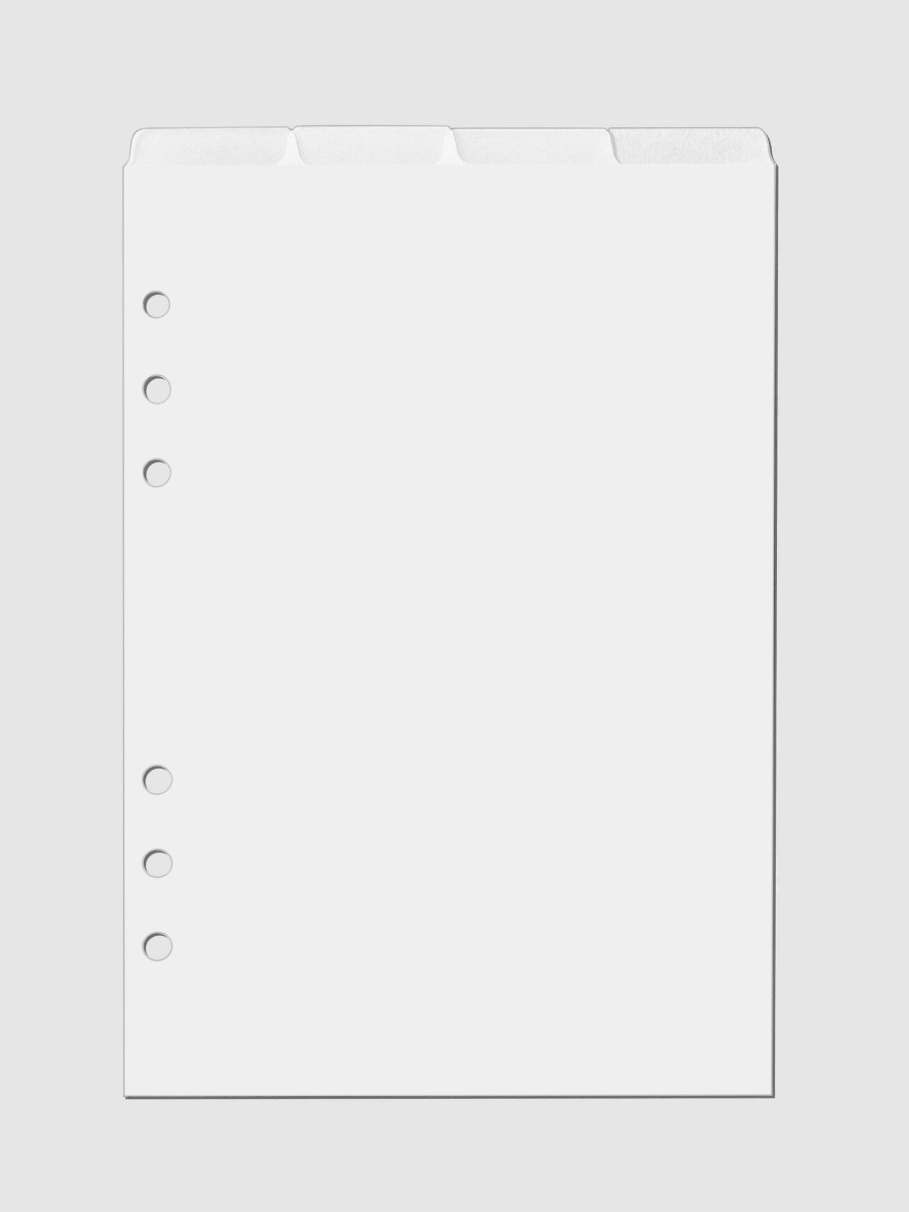 Dividers displayed on a neutral background. Size shown is A5.