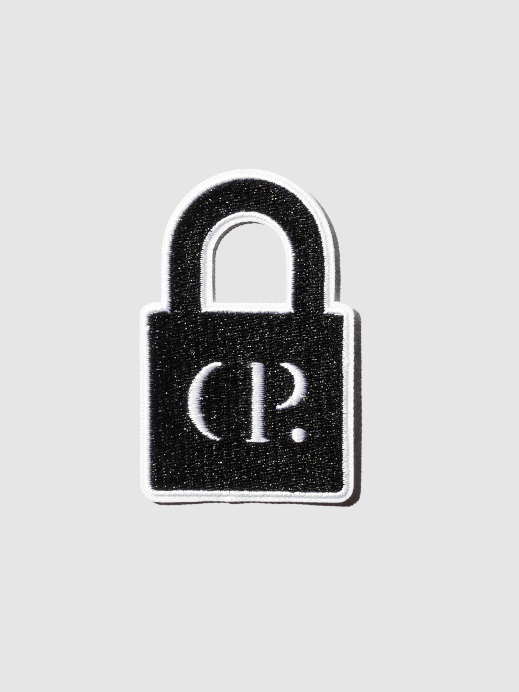 Cloth and Paper Patch, Lock, Cloth and Paper. Patch displayed on a neutral background.