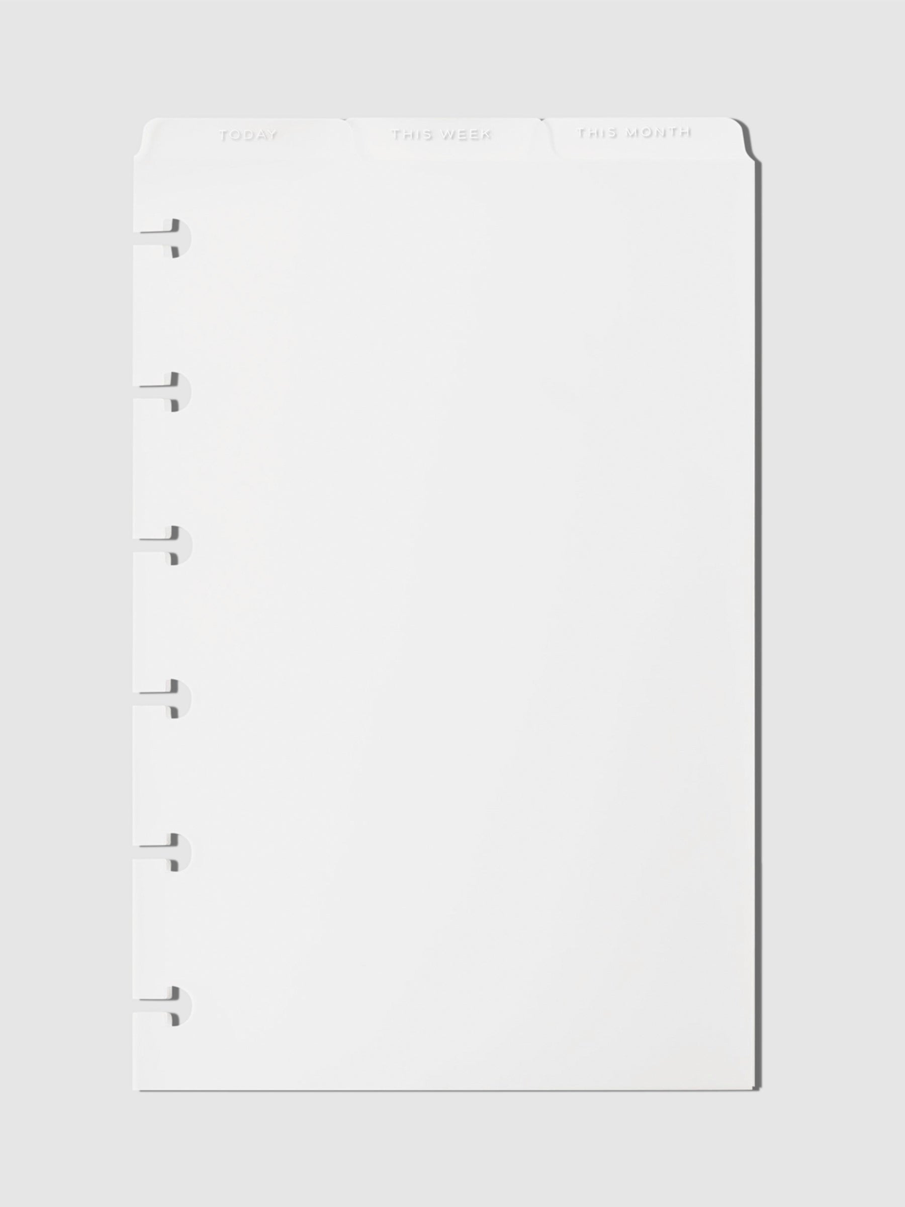 White foil dividers displayed on a neutral background.