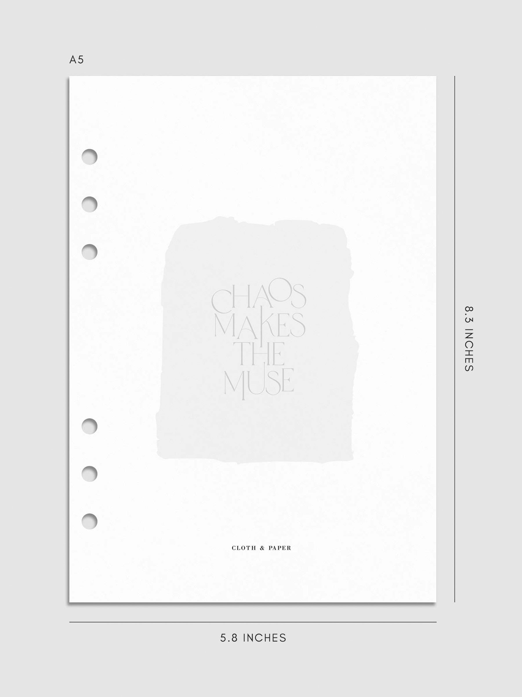 Digital mockup of dashboard in A5.