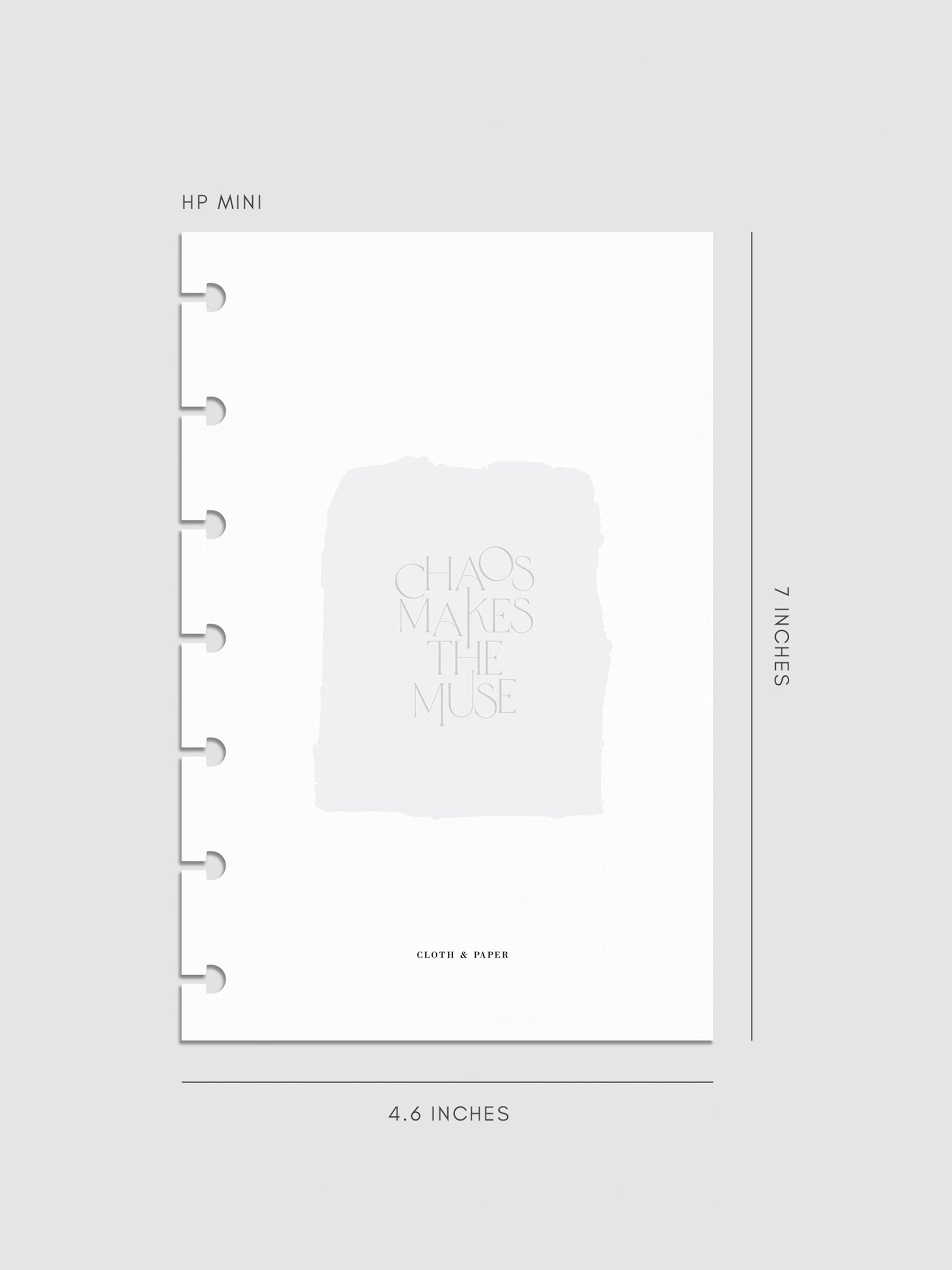 Digital mockup of dashboard in HP Mini.