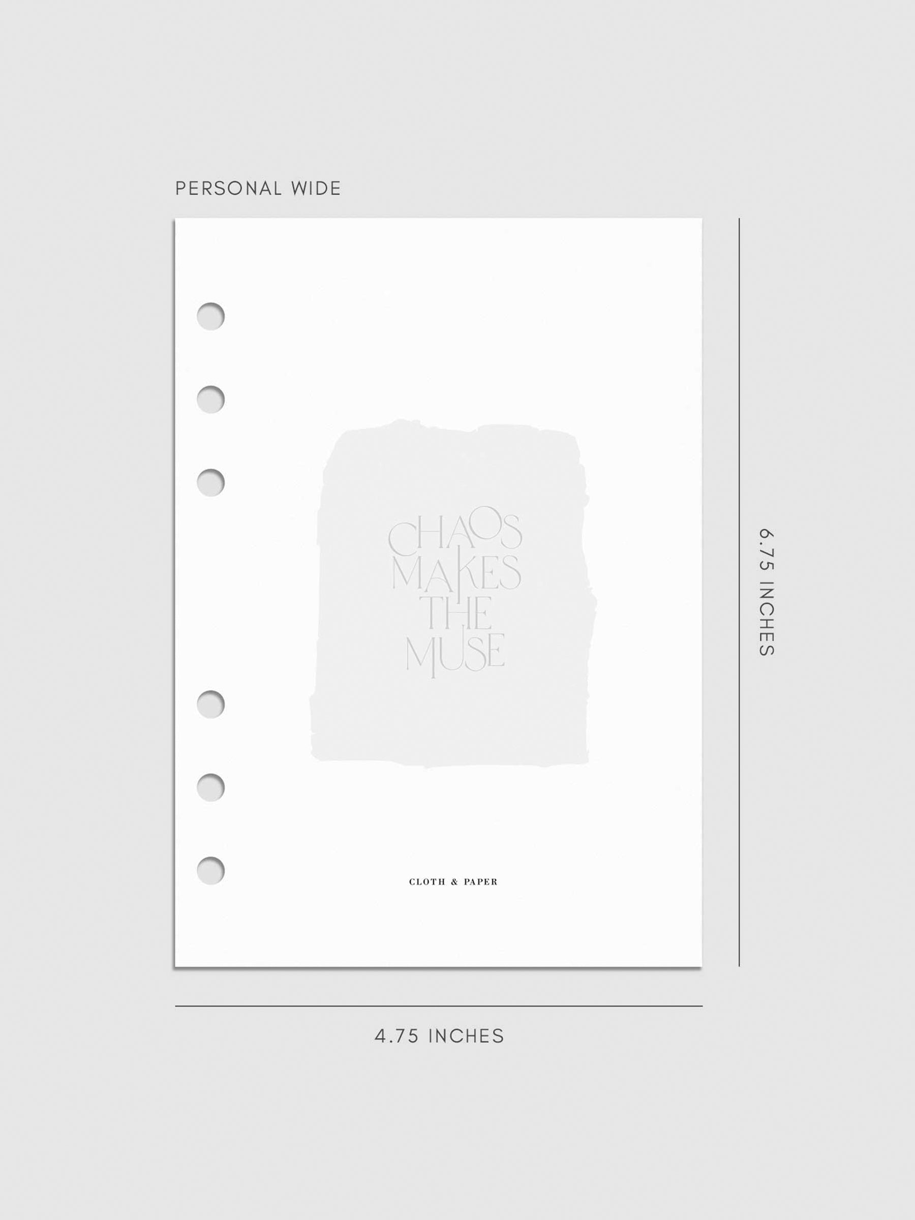 Digital mockup of dashboard in Personal Wide.