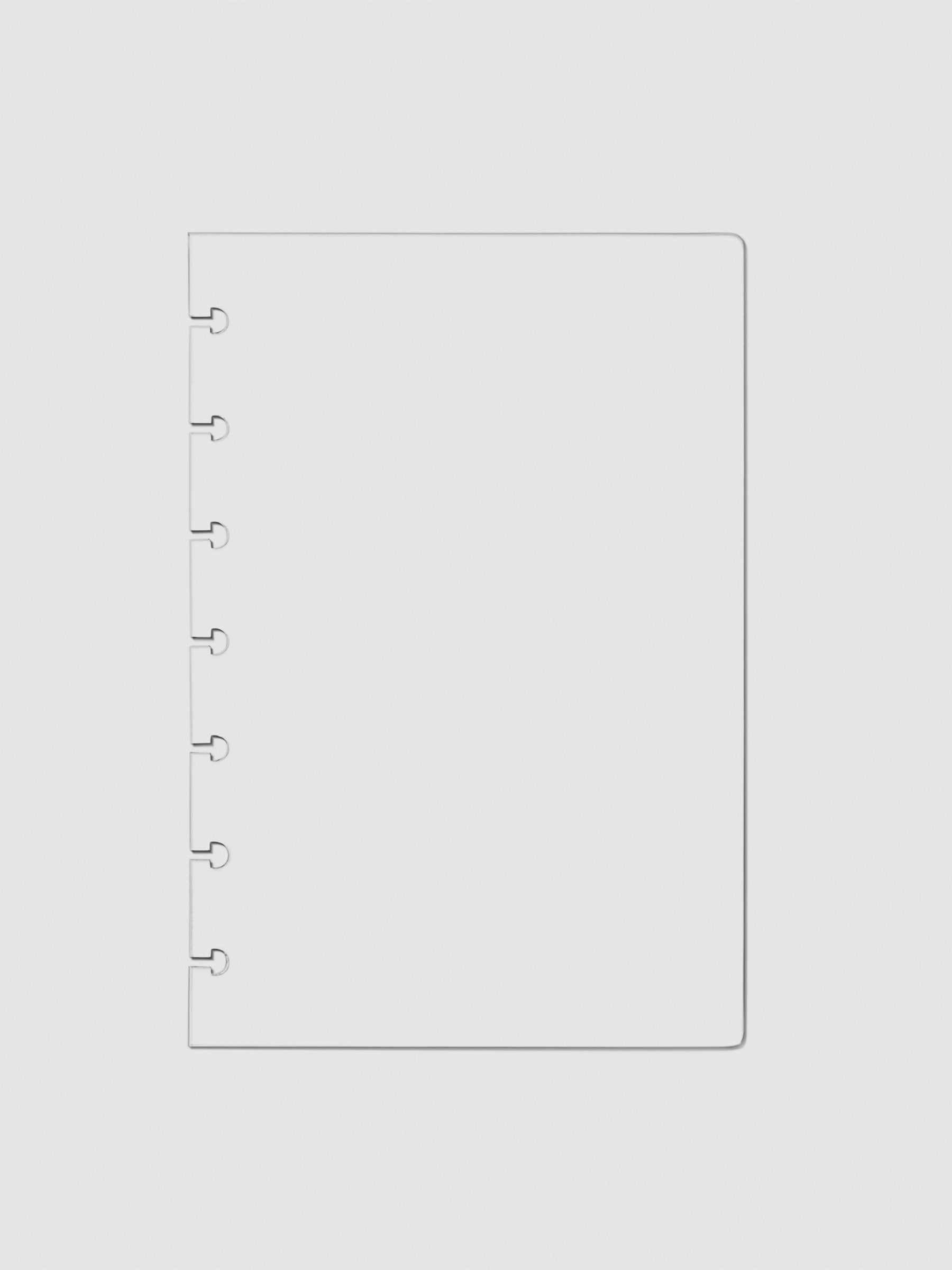 Crystal Clear Discbound Notebook Cover displayed on a neutral background.