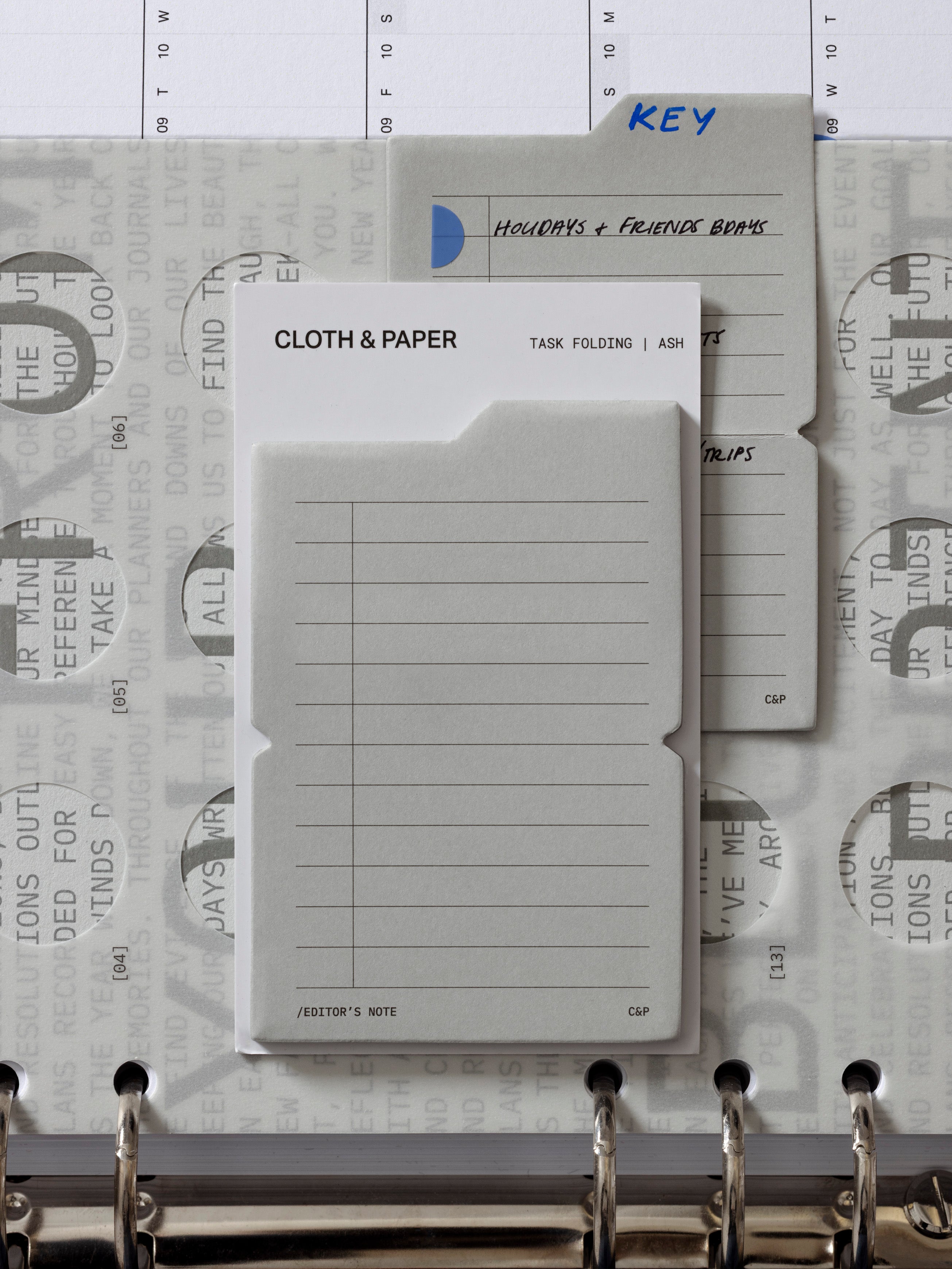 Task Folding Sticky Notes