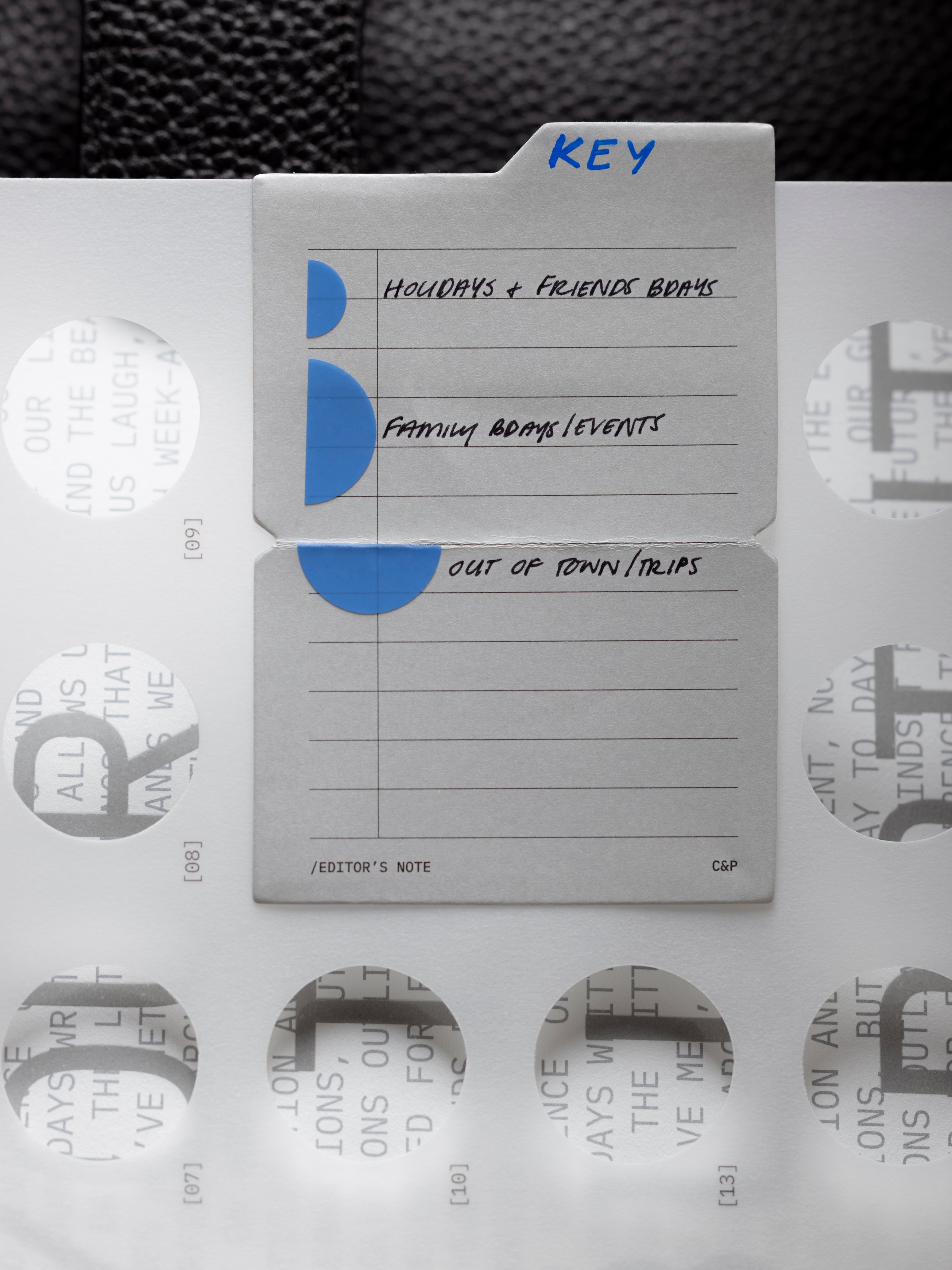 Task Folding Sticky Notes in use with stickers and handwritten notes.