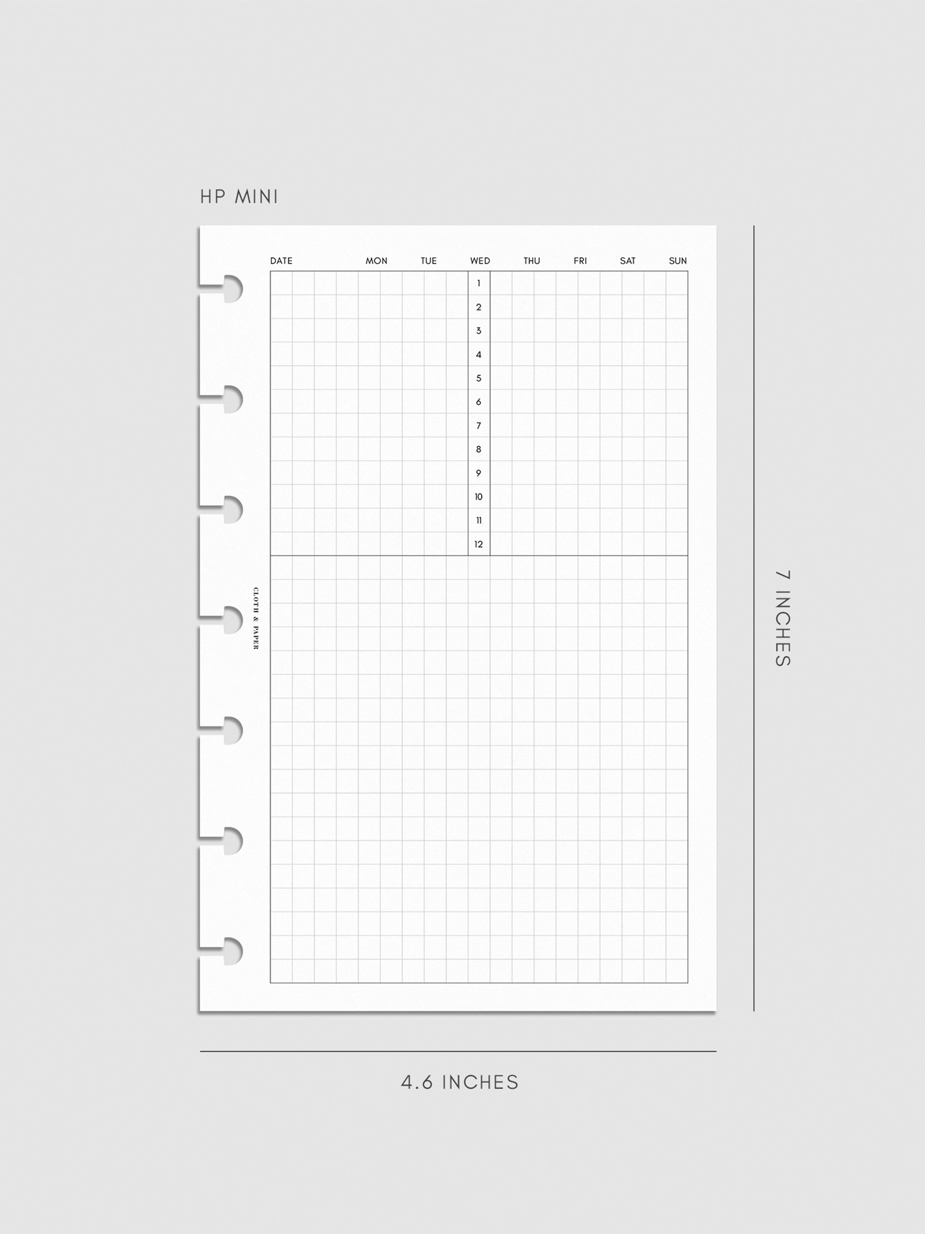 Digital mockup of insert in HP Mini.