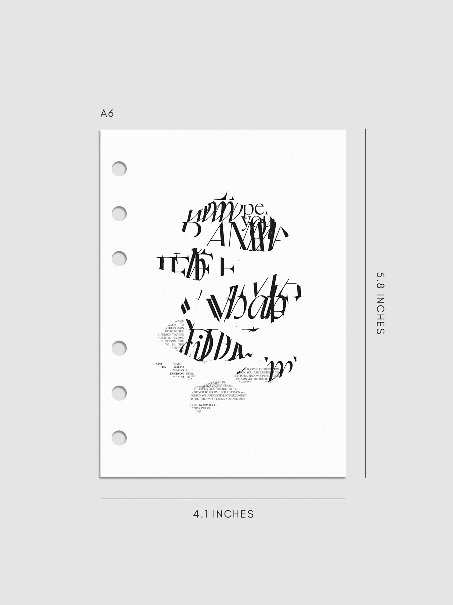 Digital mockup of dashboard in A6.