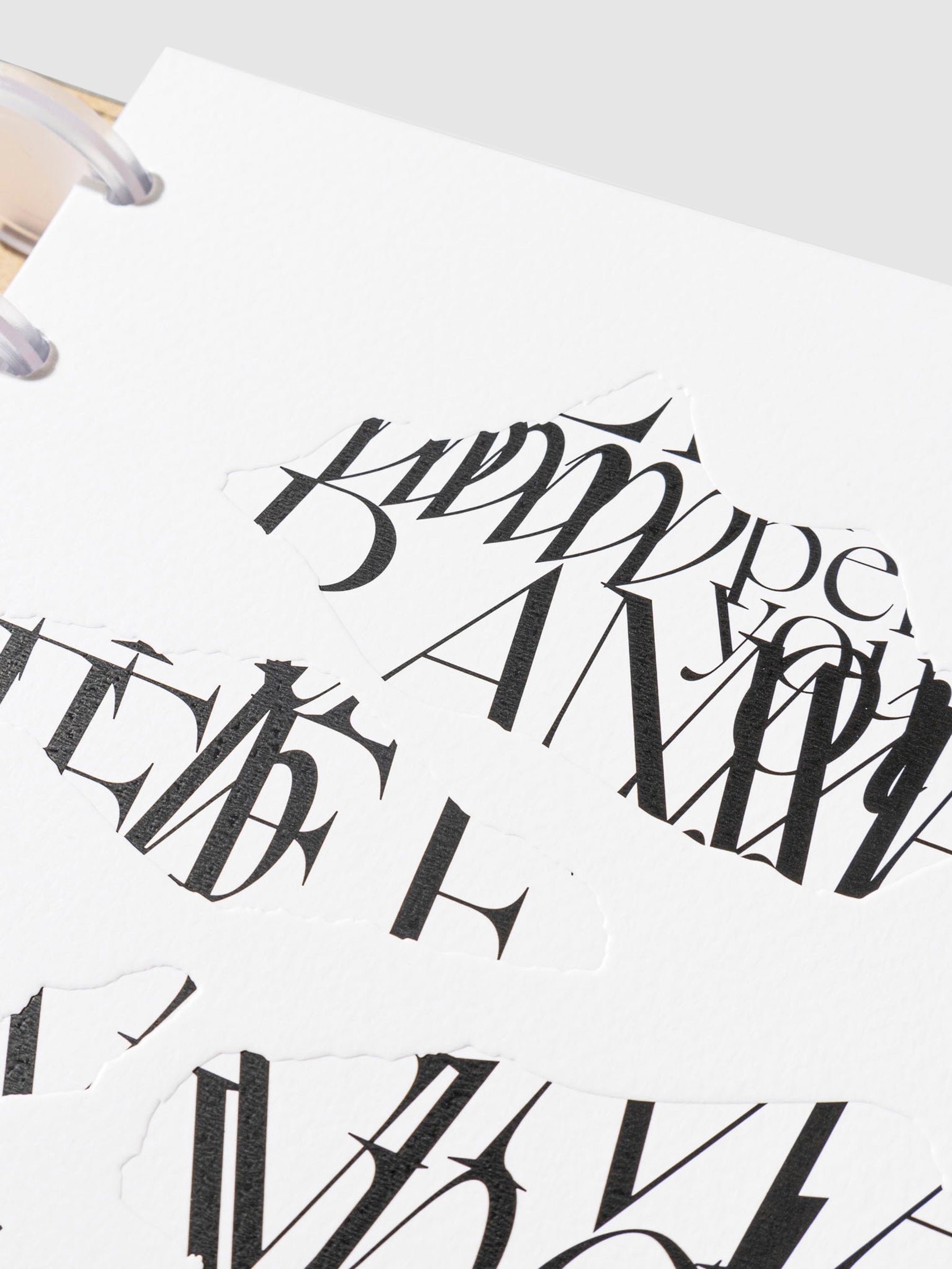 Closeup of dashboard inside a leather folio showing its debossed accents.