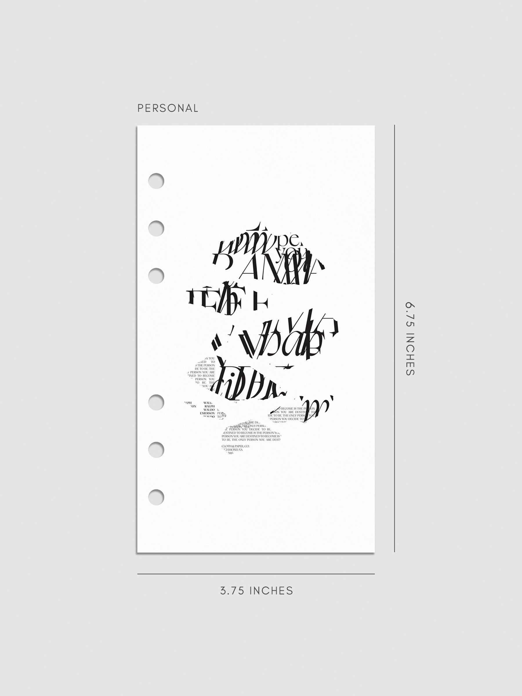 Digital mockup of dashboard in Personal.