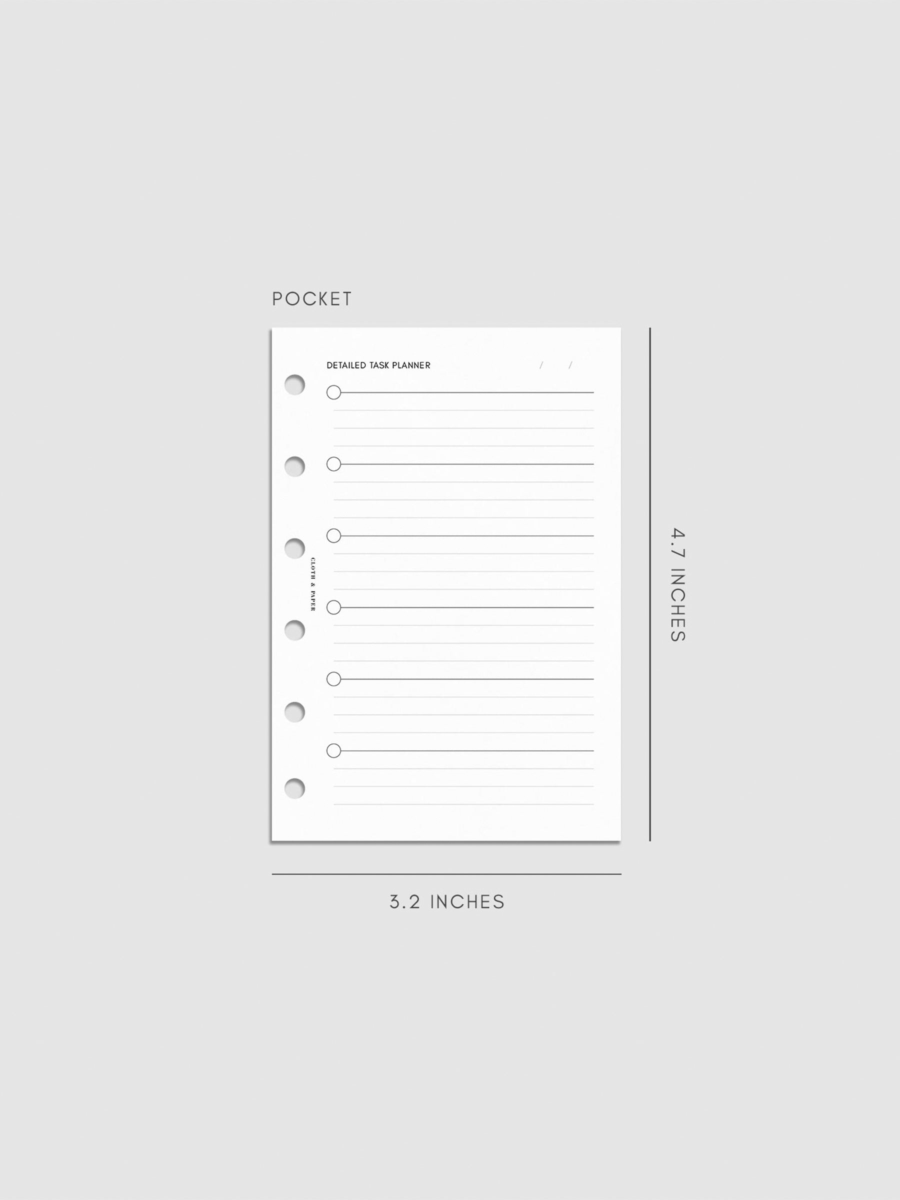 Digital mockup of insert in Pocket.