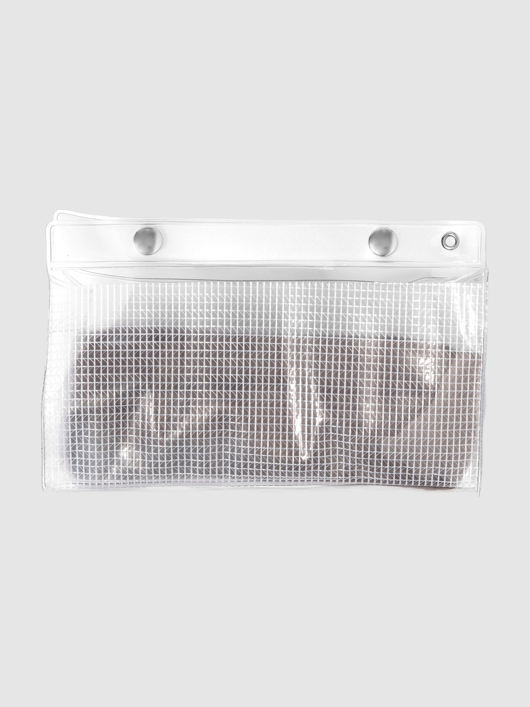 Everyday Carryall Pouch and Liner, Black, Cloth and Paper. Pouch displayed on a neutral background.