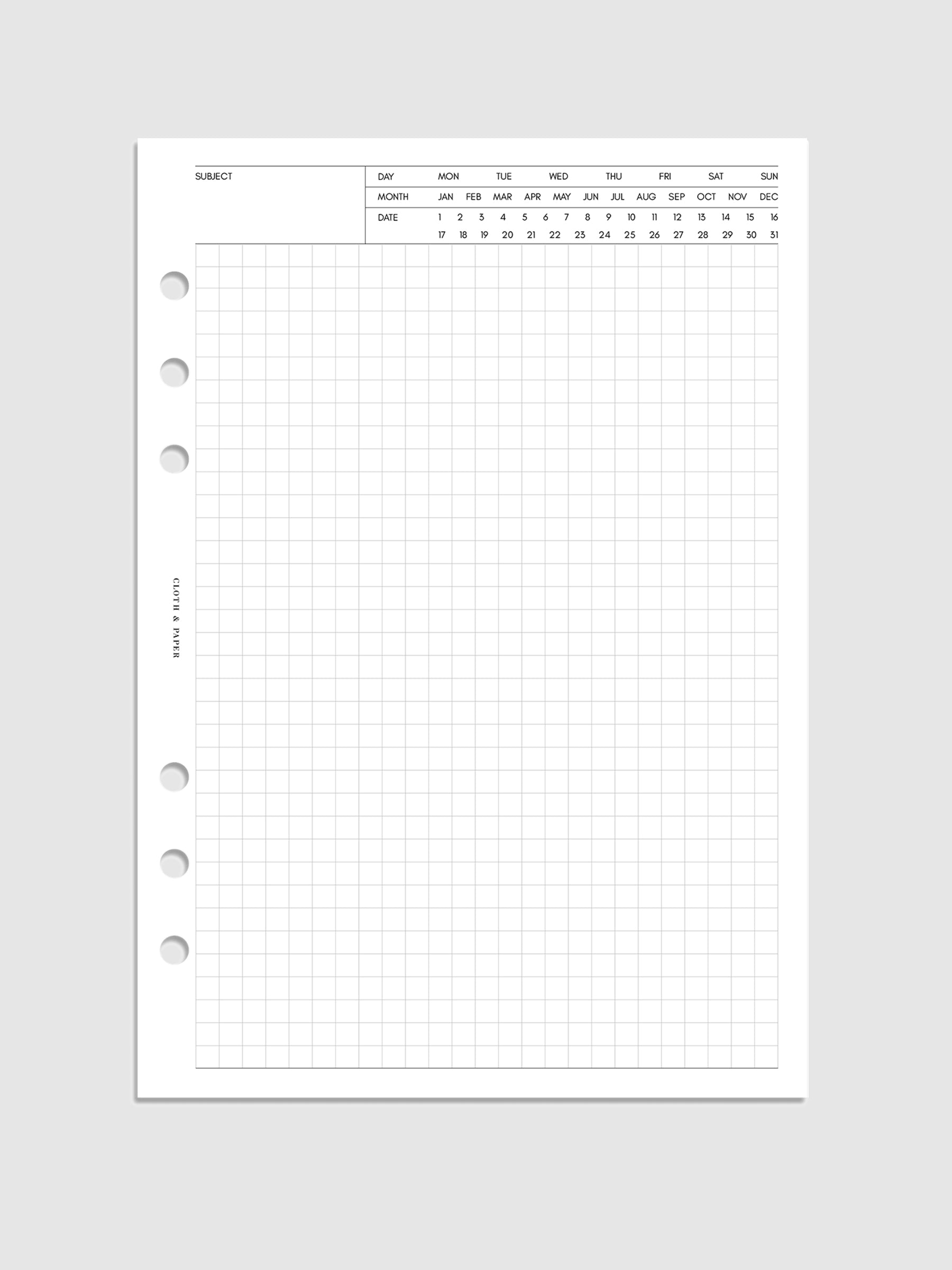 Executive Note Inserts | Graph Paper | 2nd Edition