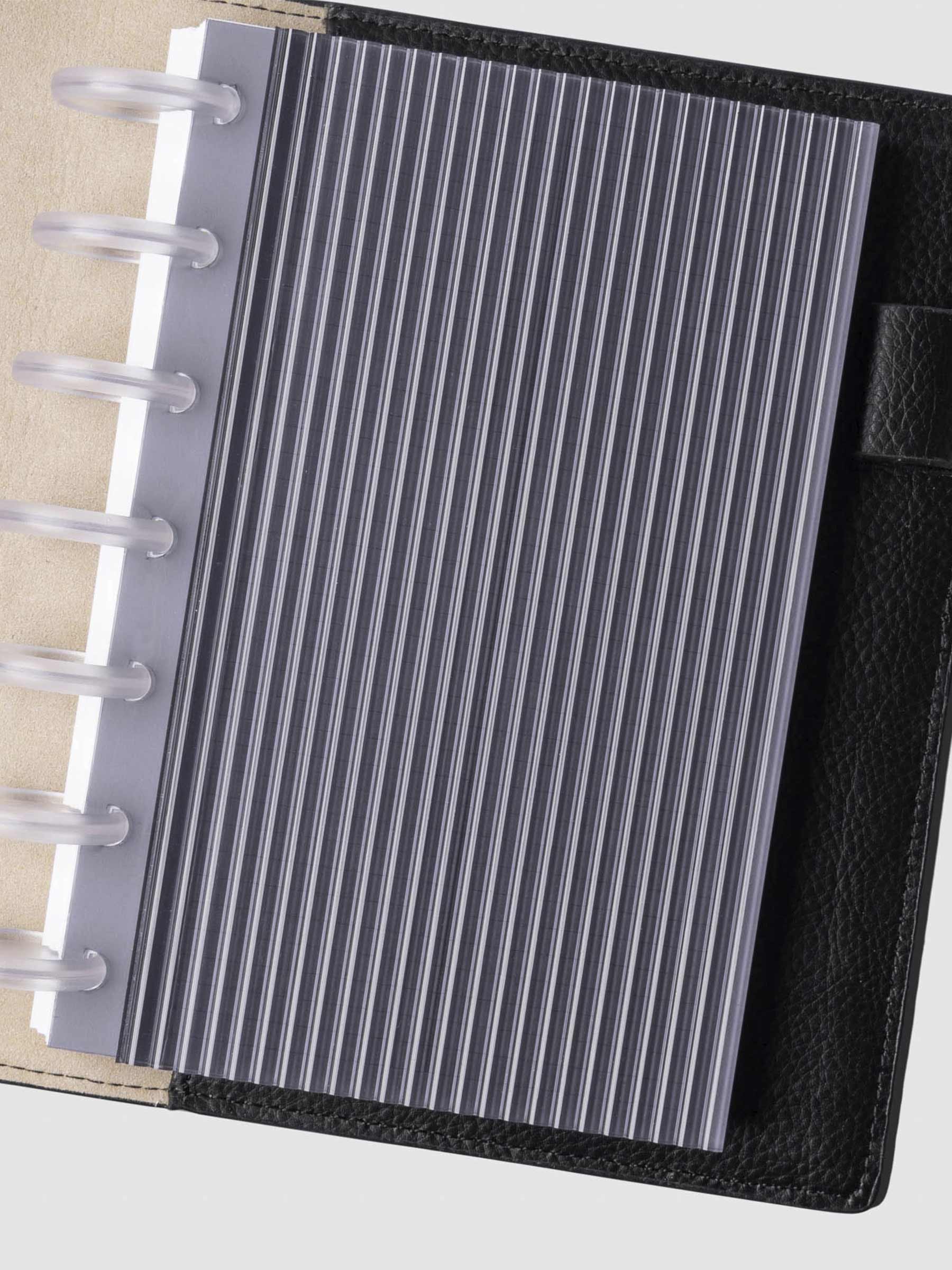 Dashboard displayed in an agenda on a neutral background. Size shown is HP Mini.