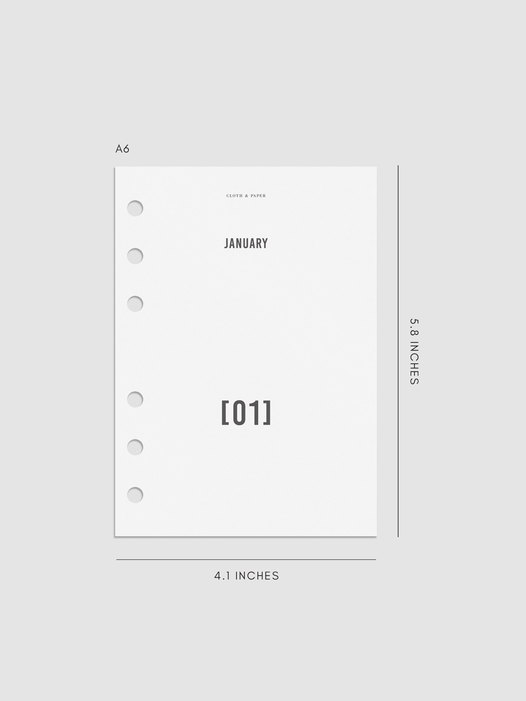 Digital mockup of dashboard in A6.