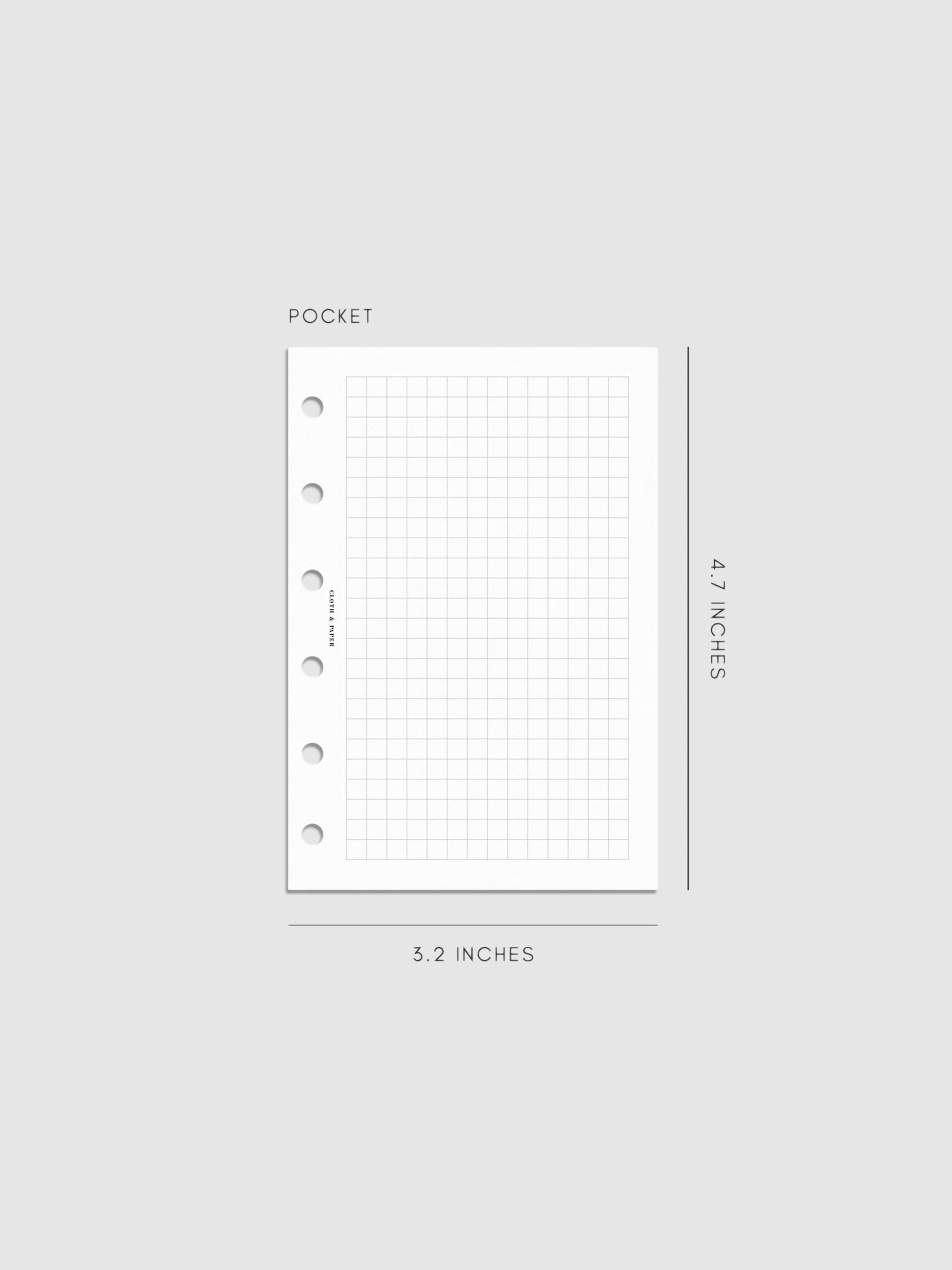 Digital mockup of insert in Pocket sizing.
