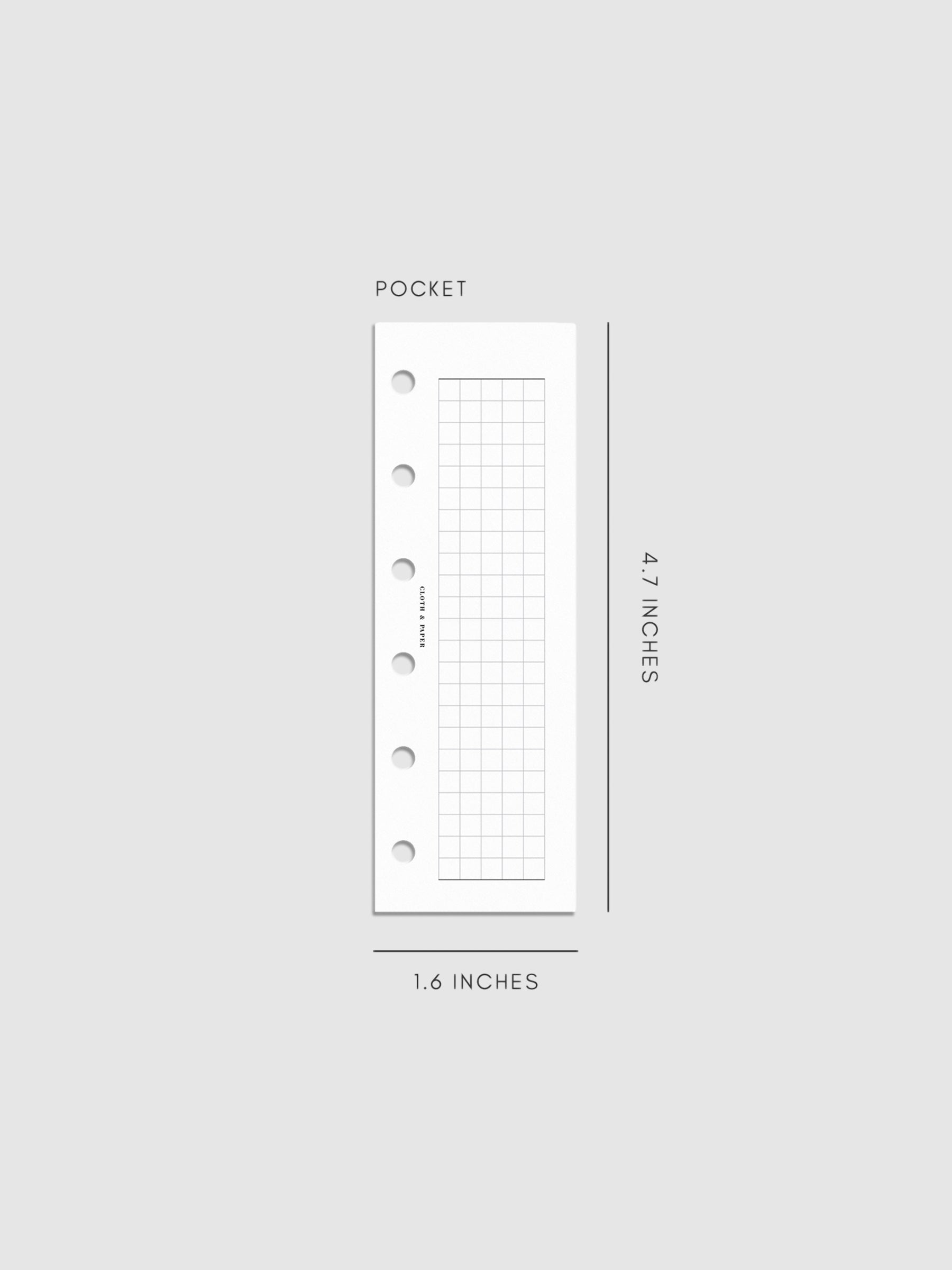 Digital mockup of inserts in Pocket.