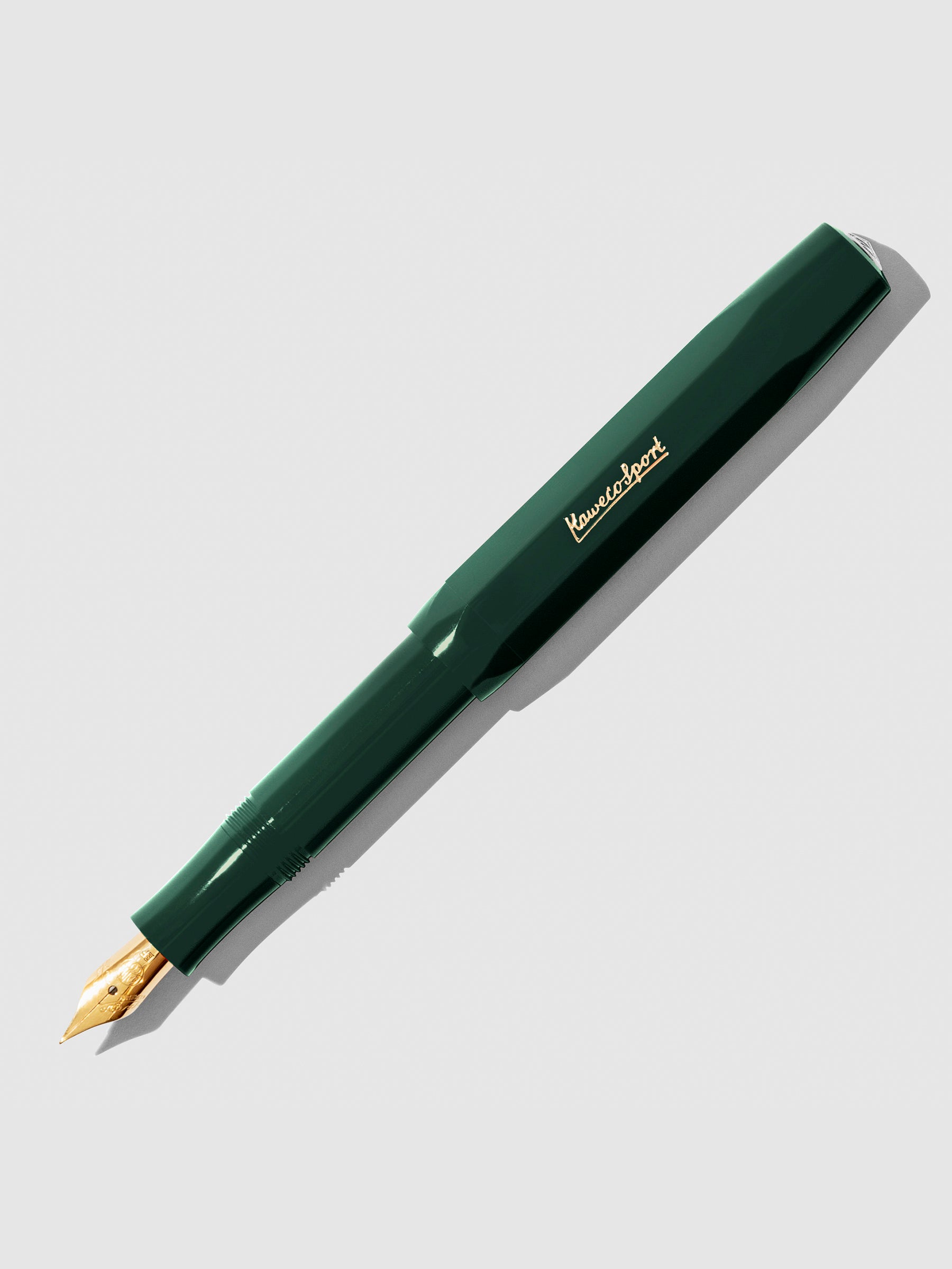 Dark Green Extra Fine Nib pen displayed on a neutral background.