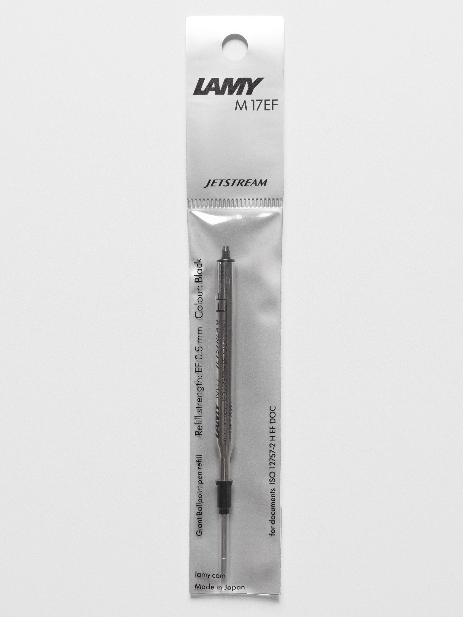 LAMY M17 Jetstream Ballpoint Pen Refill | Extra Fine, shown in packaging.