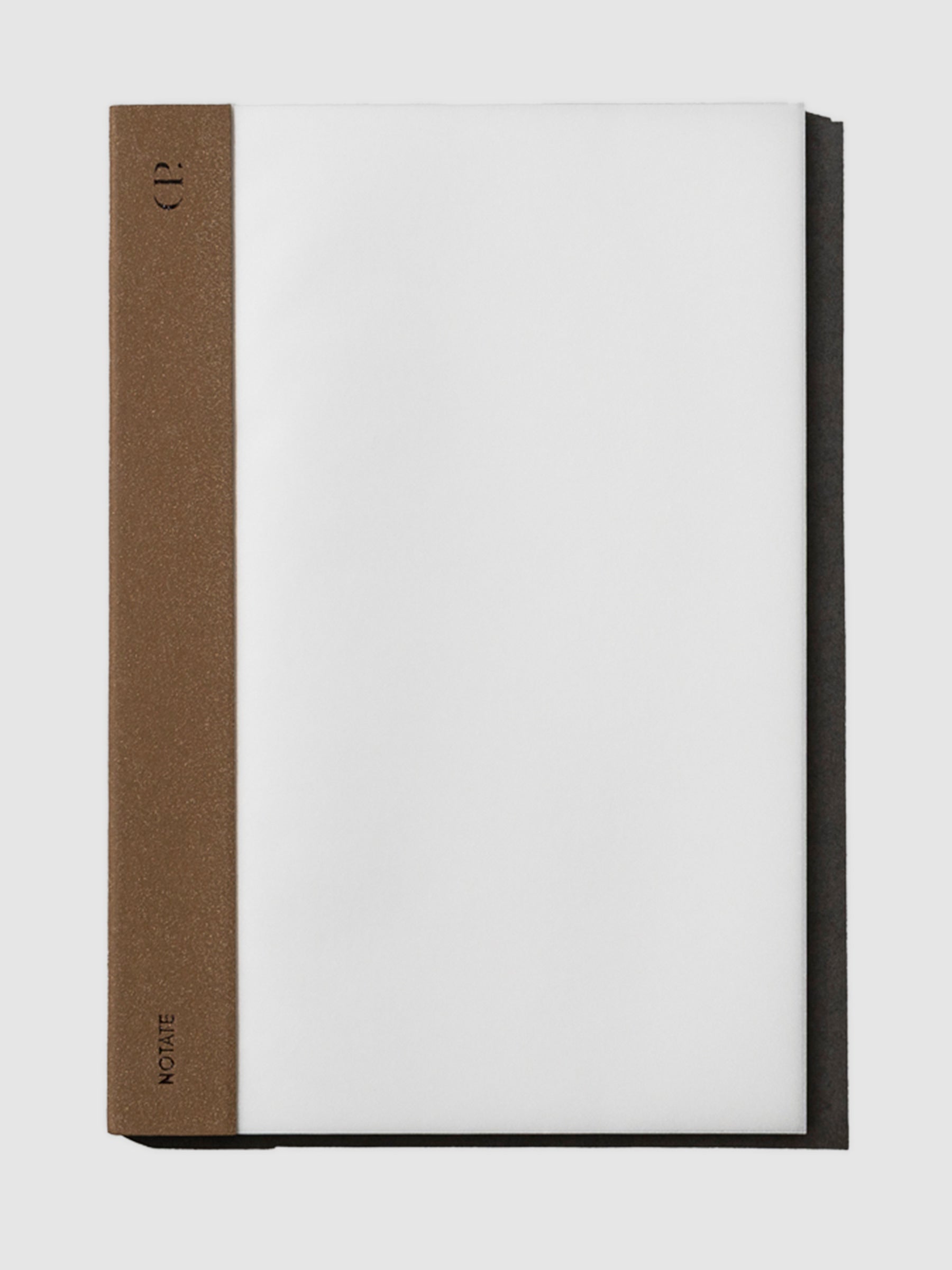 Left Bound Annotation Notepad, CP Petite, Cloth and Paper. Notepad displayed on a neutral background.