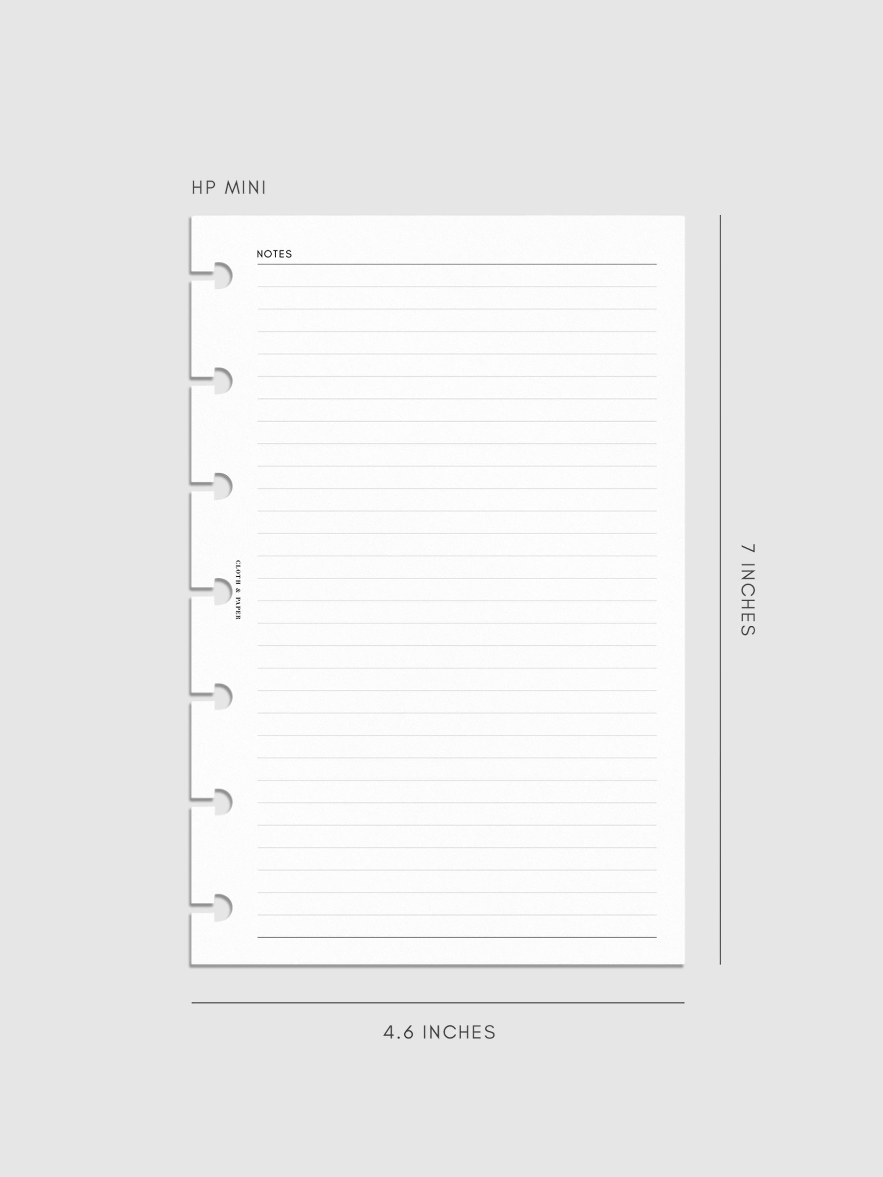 Digital mockup of insert in HP Mini.