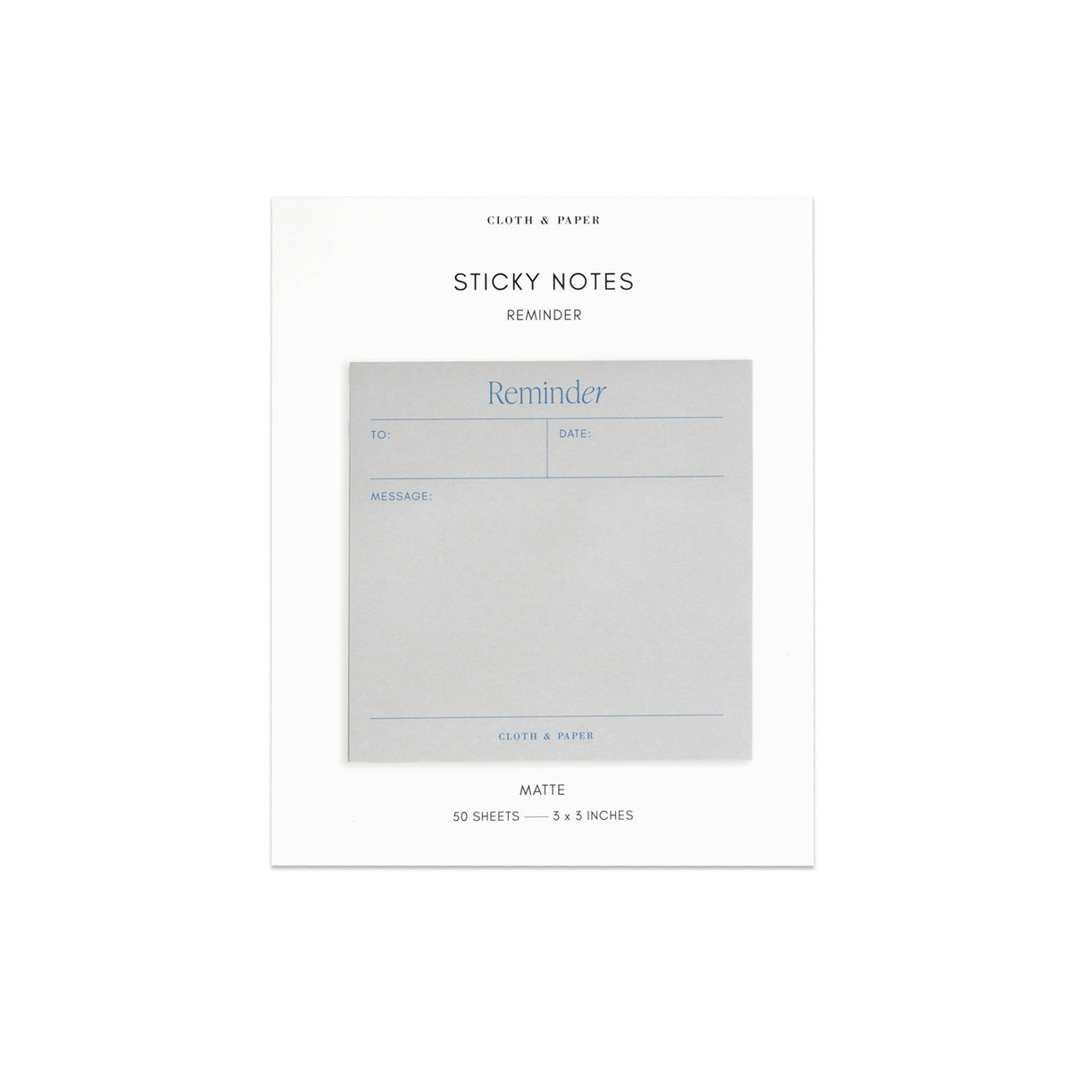 Reminder Sticky Notes  Cloth & Paper – CLOTH & PAPER